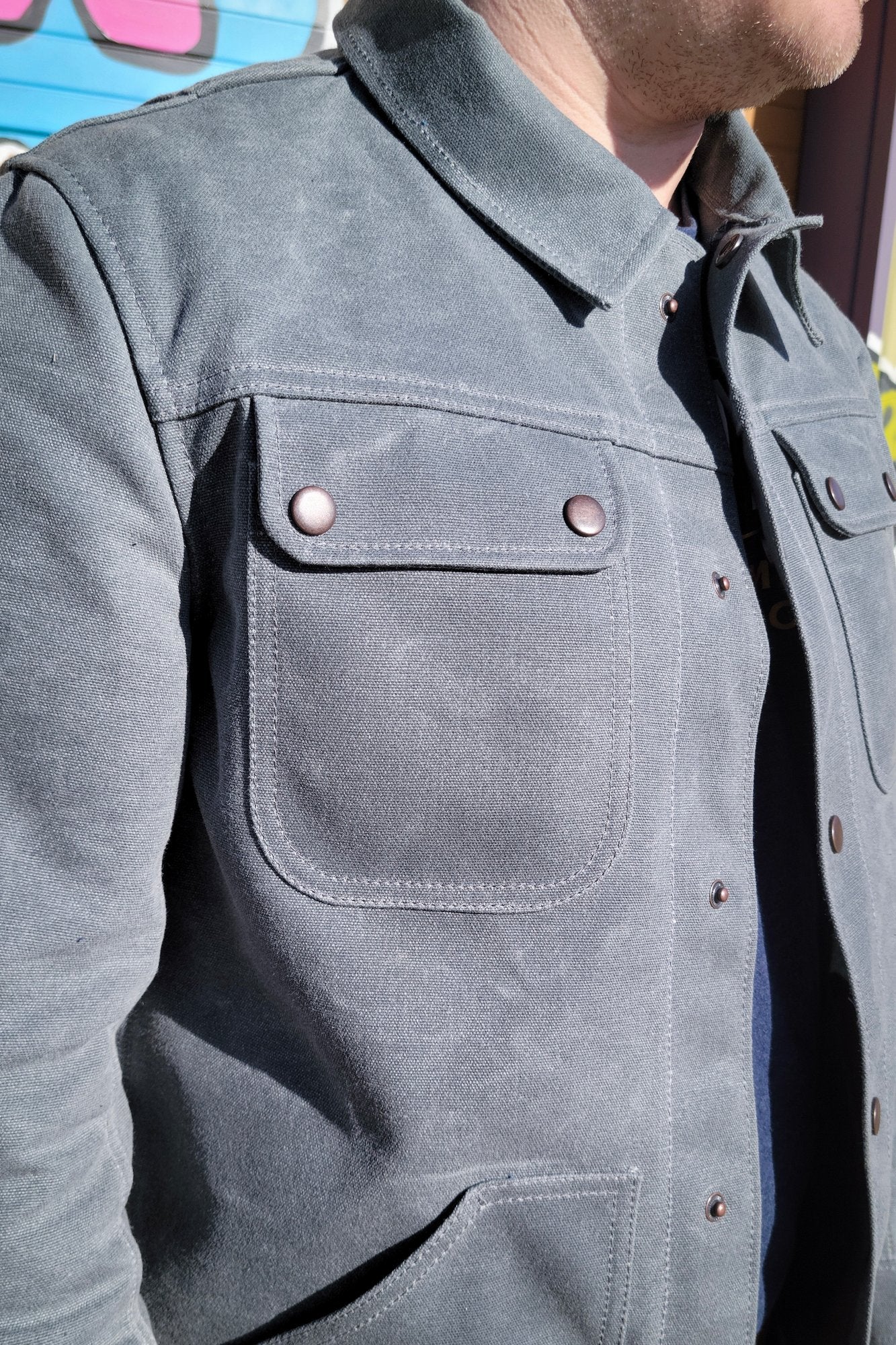 Ranger Jacket - 20oz. Slate Waxed Canvas