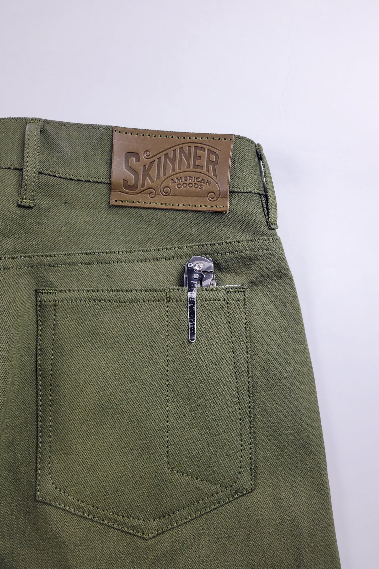 Standard Fit - 13.5oz. Nihon Menpu Green Selvedge 31 x 33