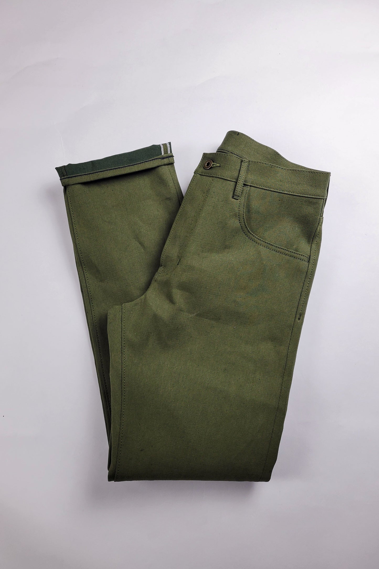 Standard Fit - 13.5oz. Nihon Menpu Green Selvedge 31 x 33