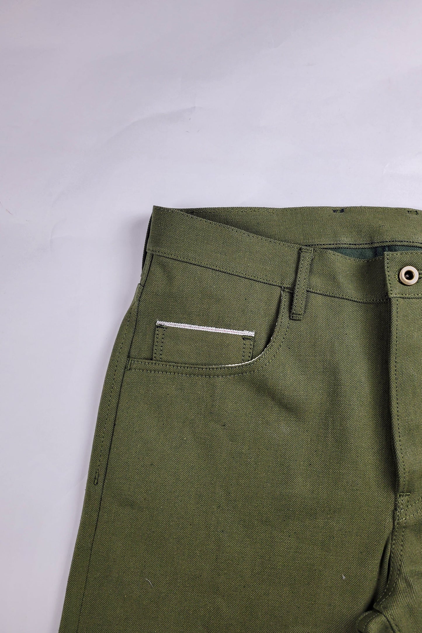 Standard Fit - 13.5oz. Nihon Menpu Green Selvedge 31 x 33