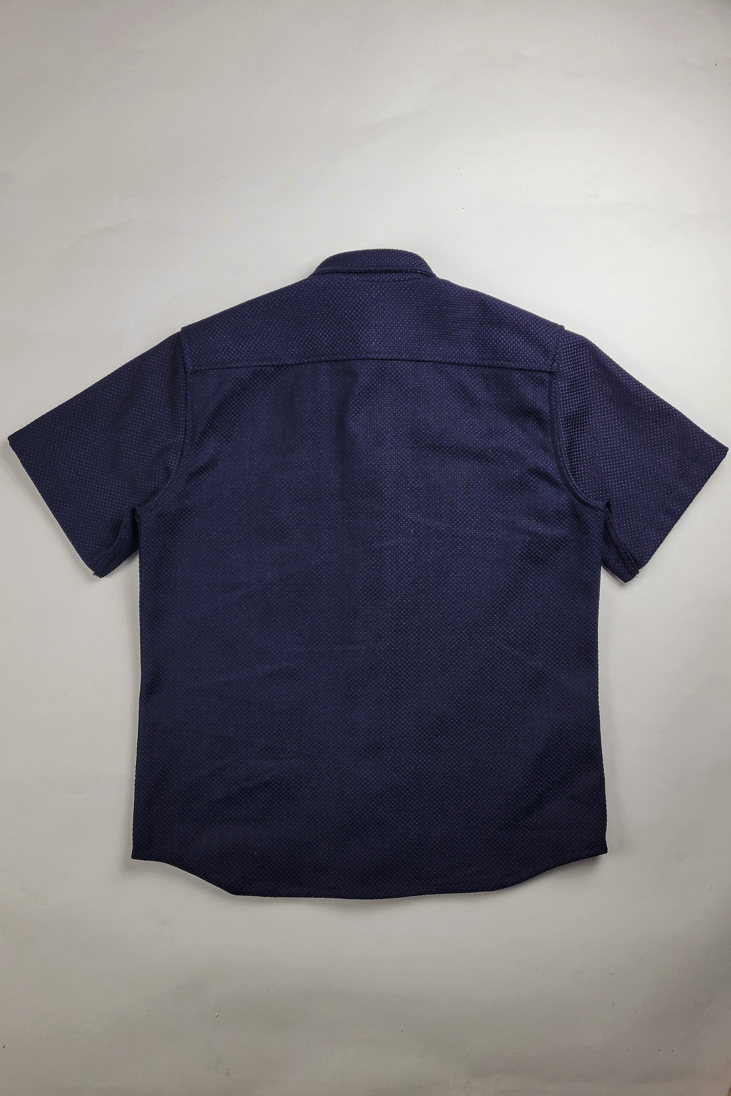 Short Sleeve Shirt - 12oz. Indigo Sashiko