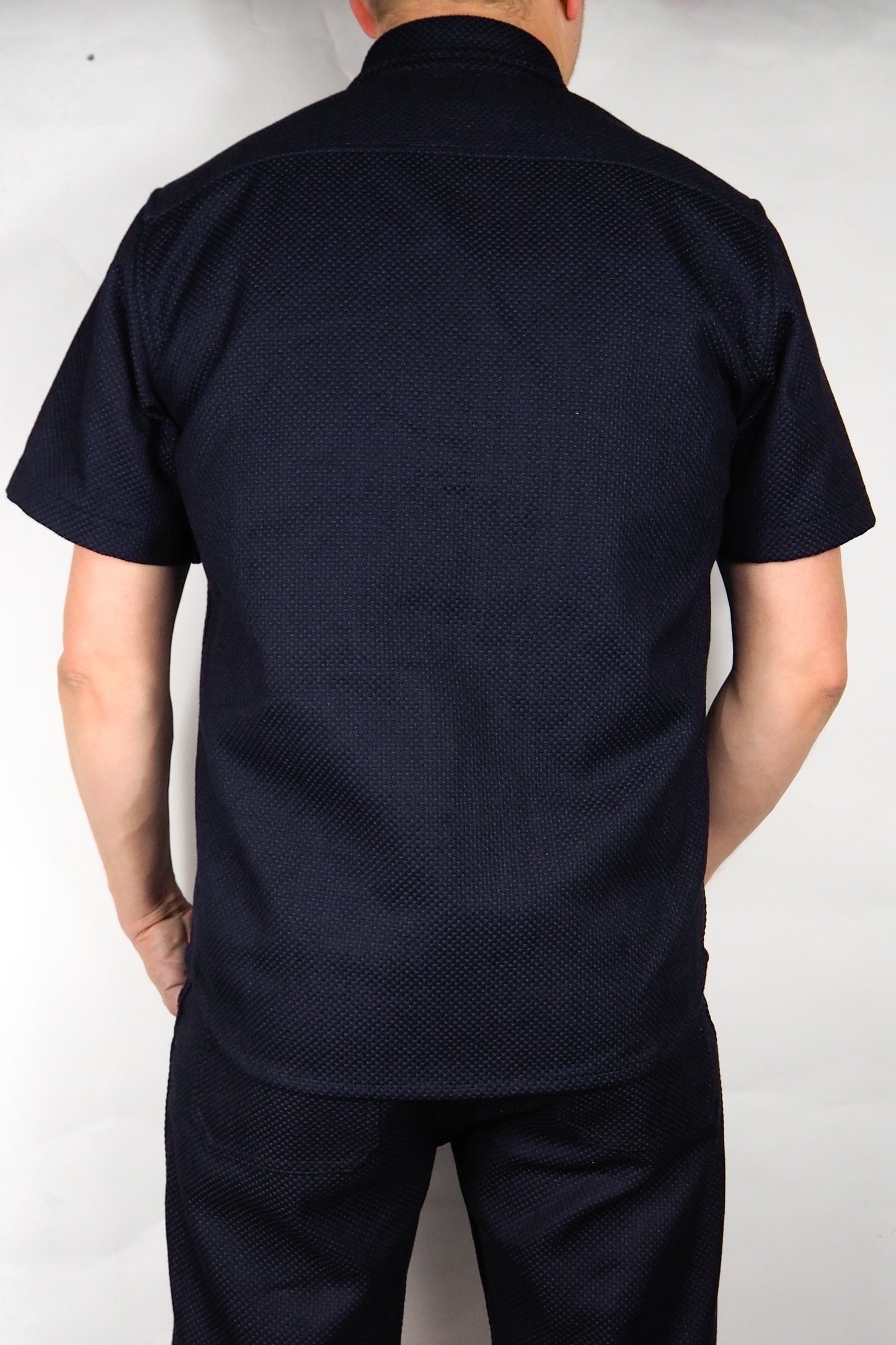 Short Sleeve Shirt - 12oz. Indigo Sashiko