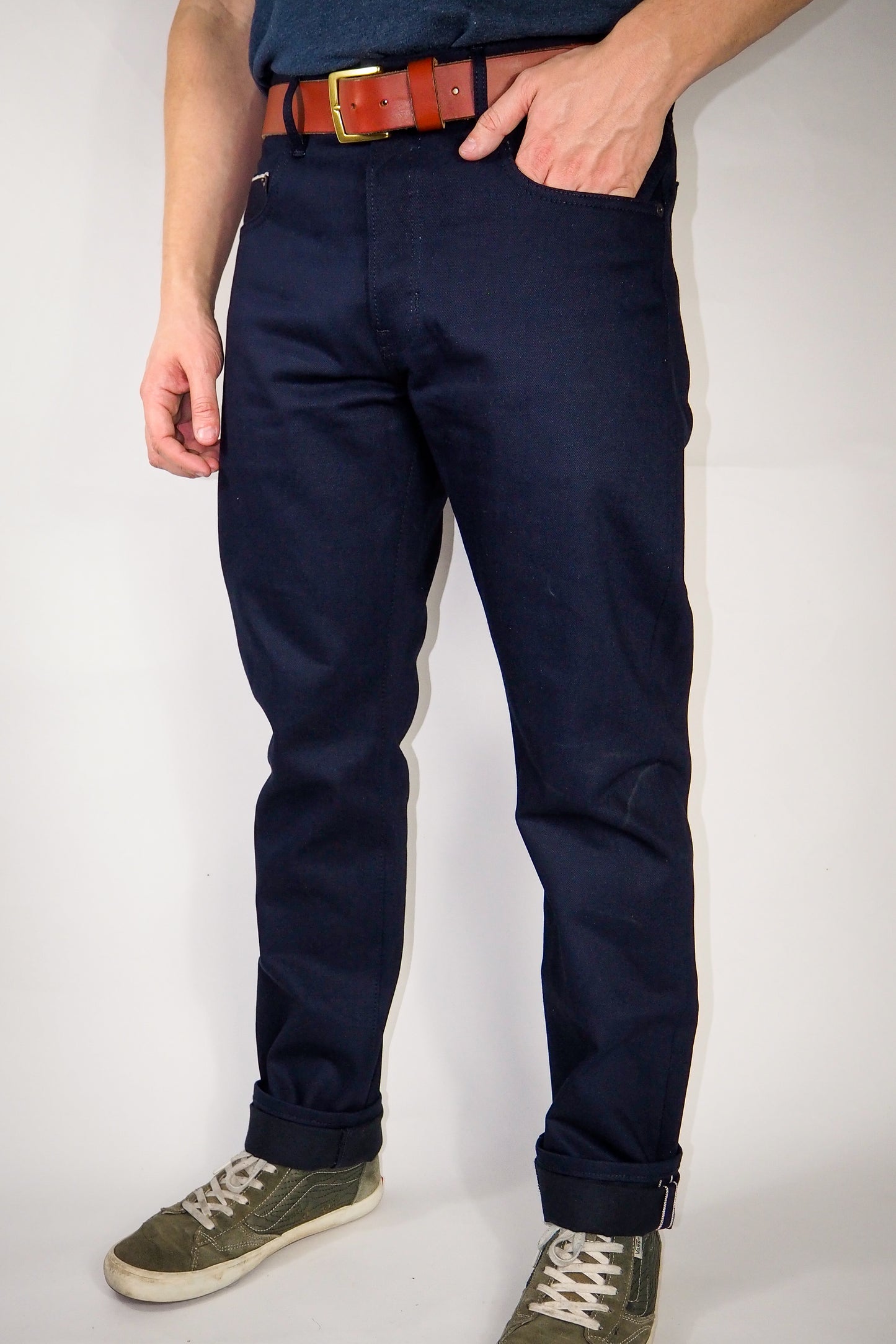 Standard Fit - 13.5oz. Indigo x Black Selvedge Sample 33 x 34
