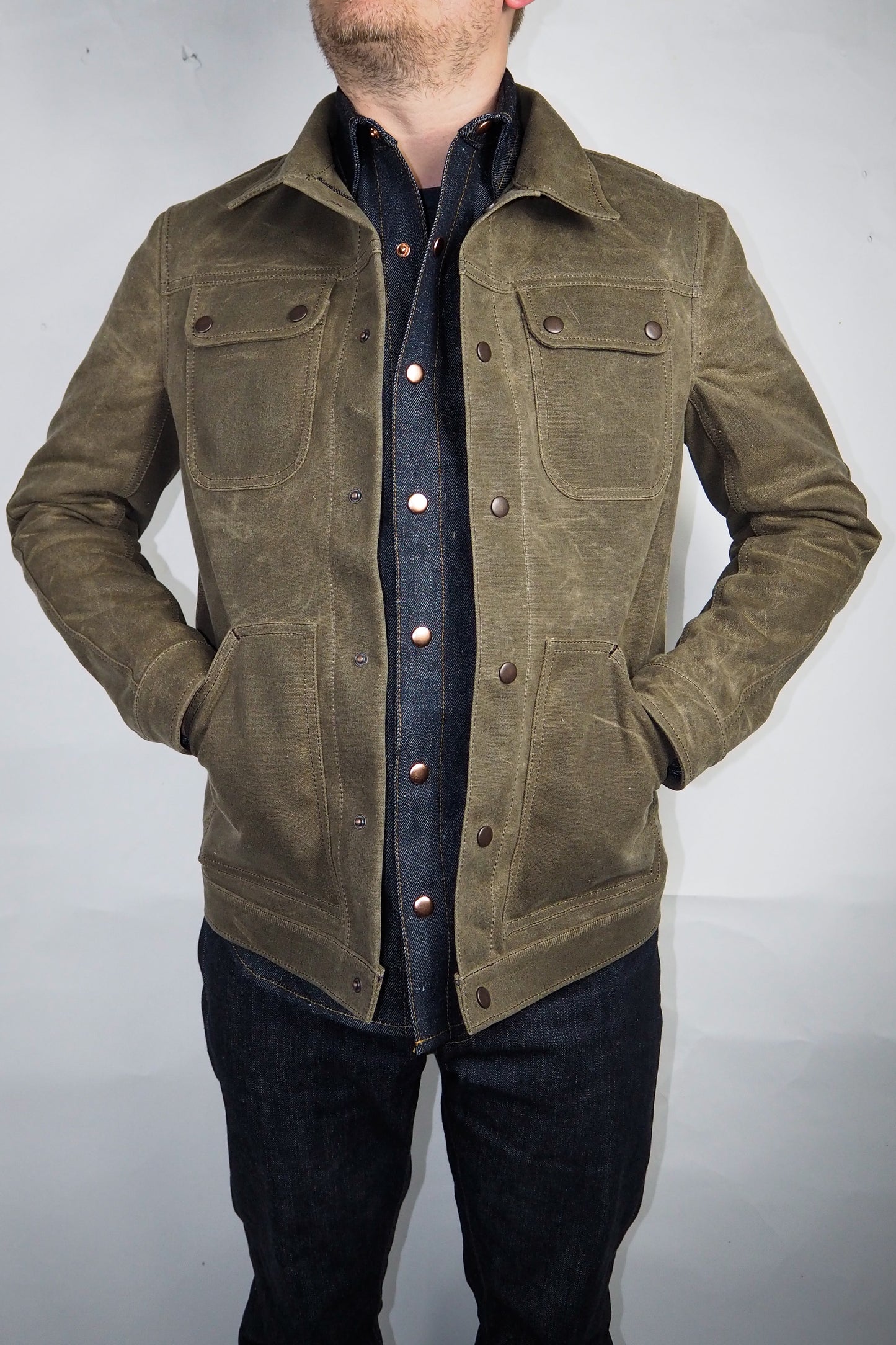 Ranger Jacket - 20oz. Sage Waxed Canvas