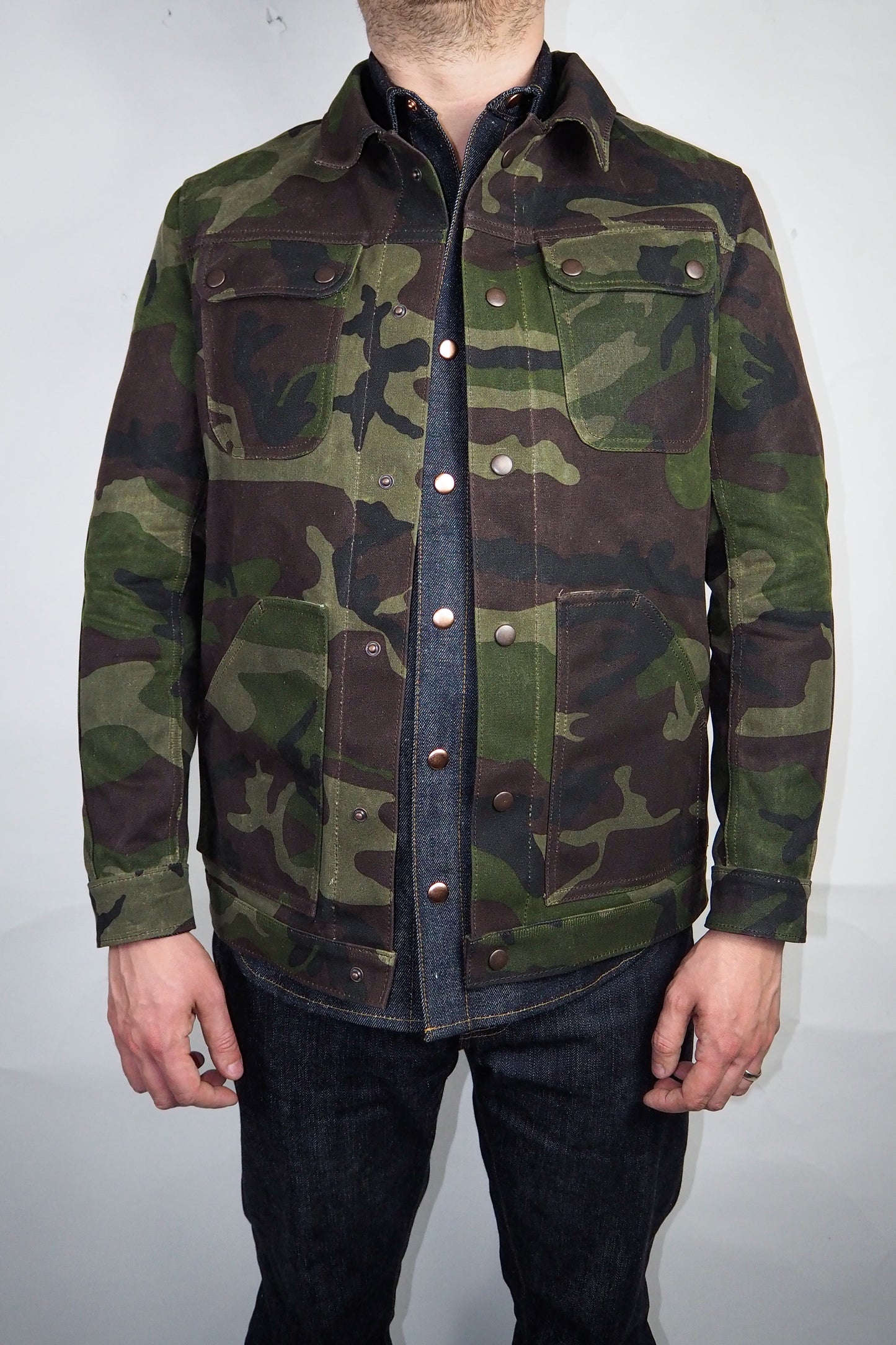 Ranger Jacket - 16oz. Camo Waxed Canvas