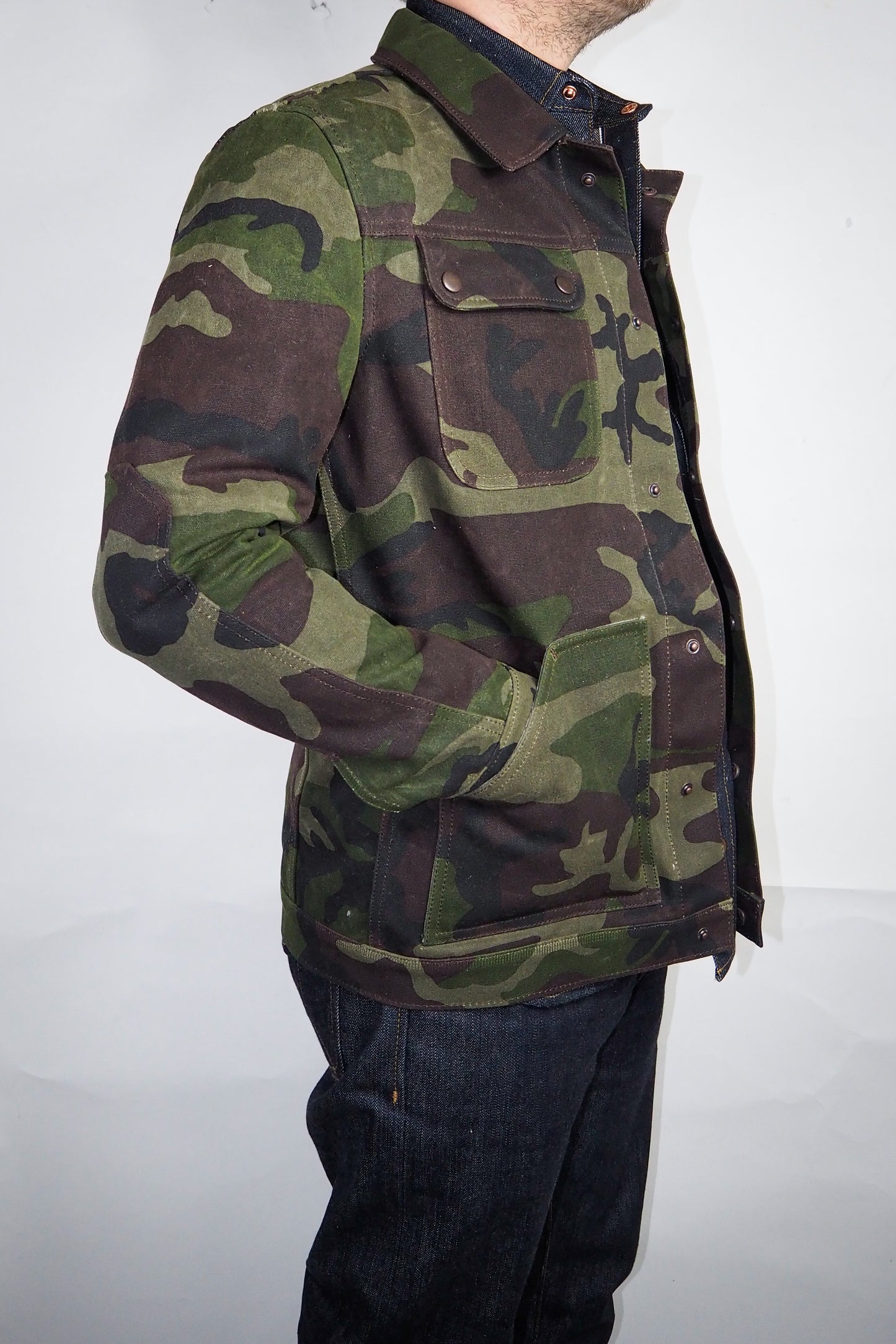 Ranger Jacket - 16oz. Camo Waxed Canvas