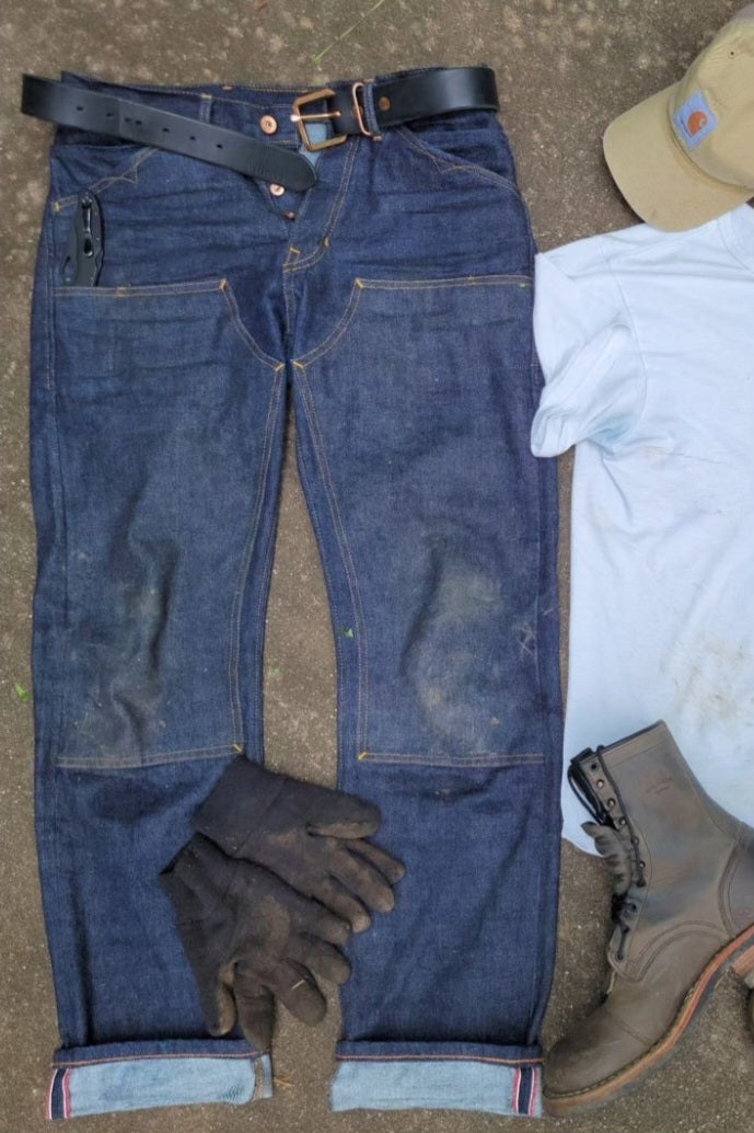 Work Pants - 14oz. Vidalia Mills Indigo Selvedge Denim