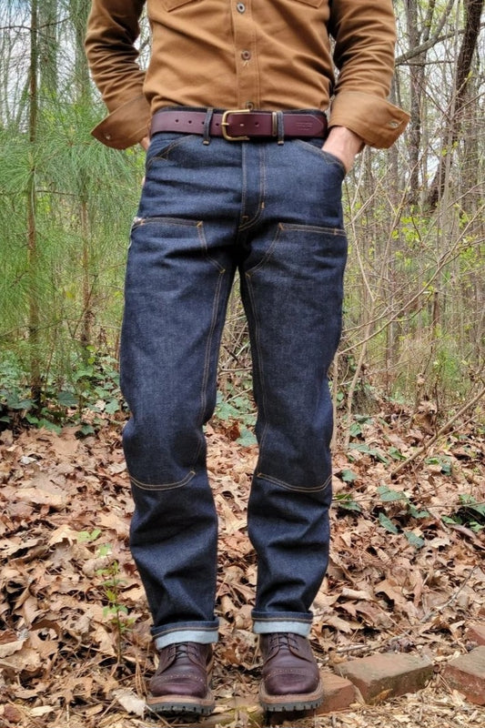 Work Pants - 14oz. Vidalia Mills Indigo Selvedge Denim