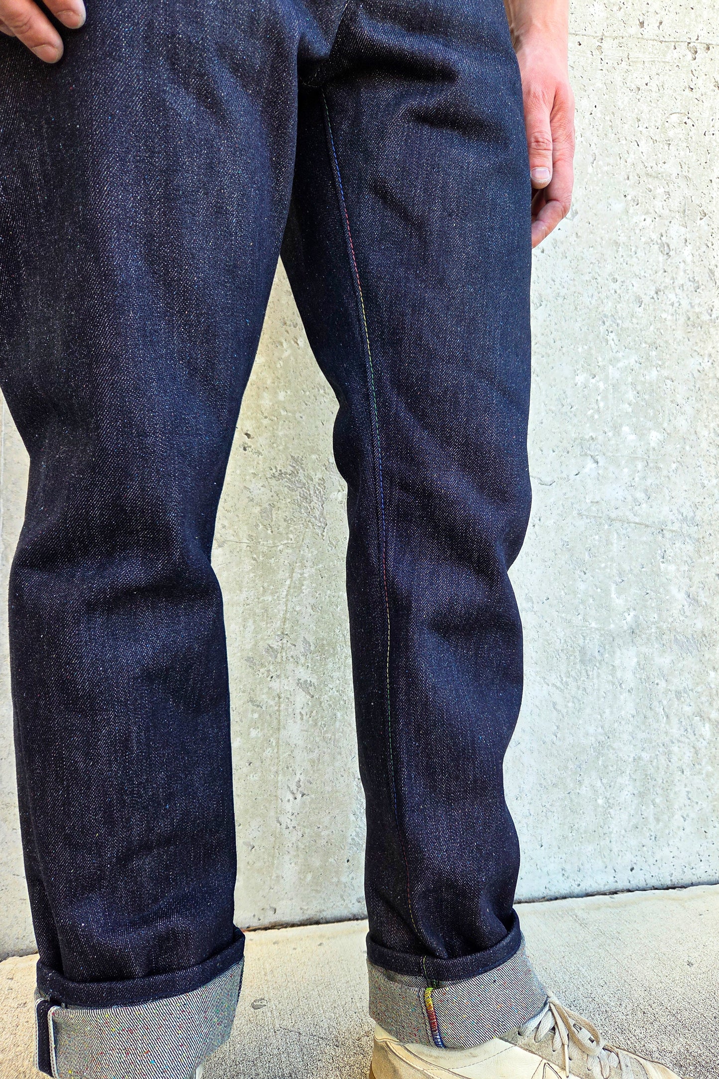 Standard Fit - 18oz. Rainbow Nep Selvedge