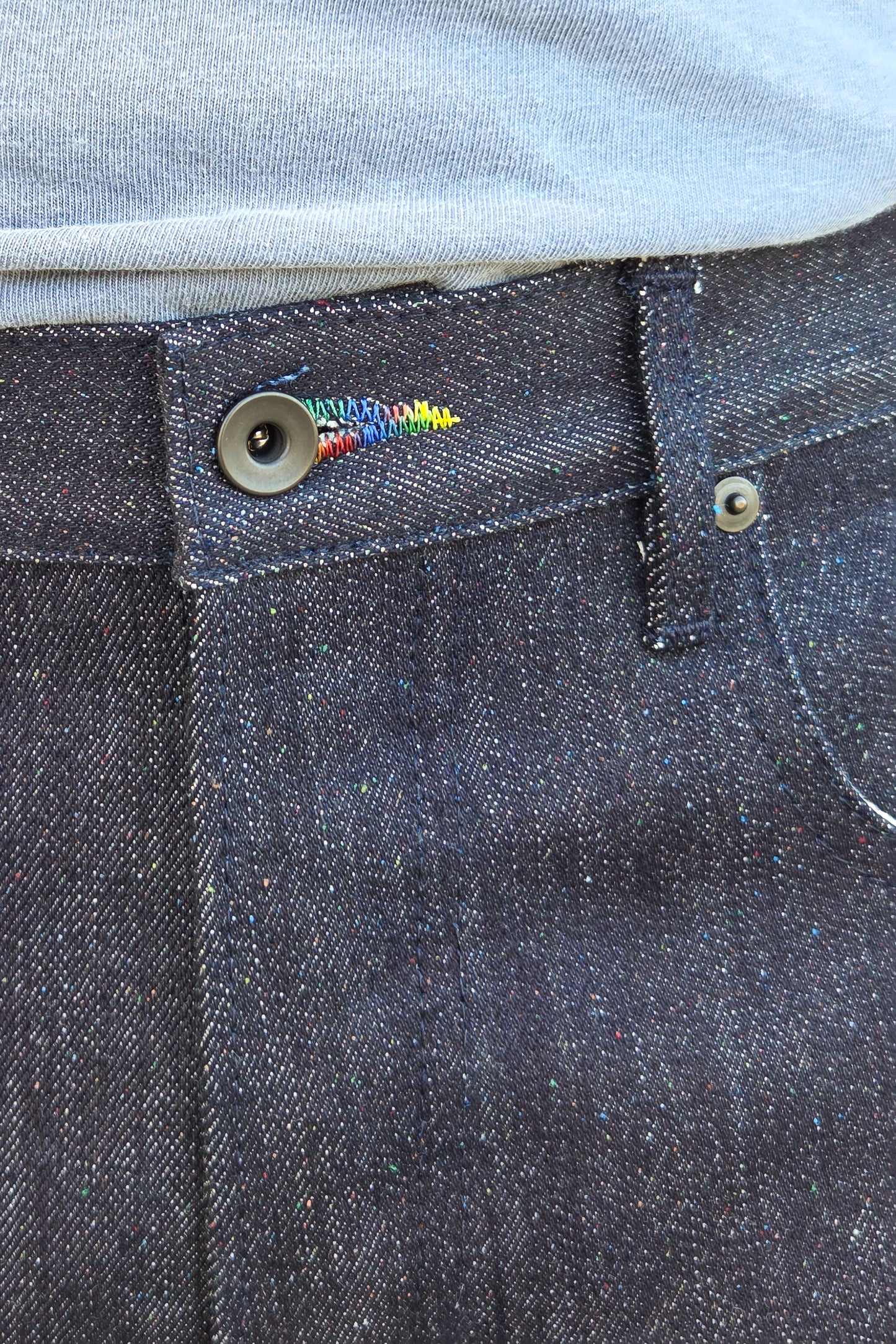 Standard Fit - 18oz. Rainbow Nep Selvedge