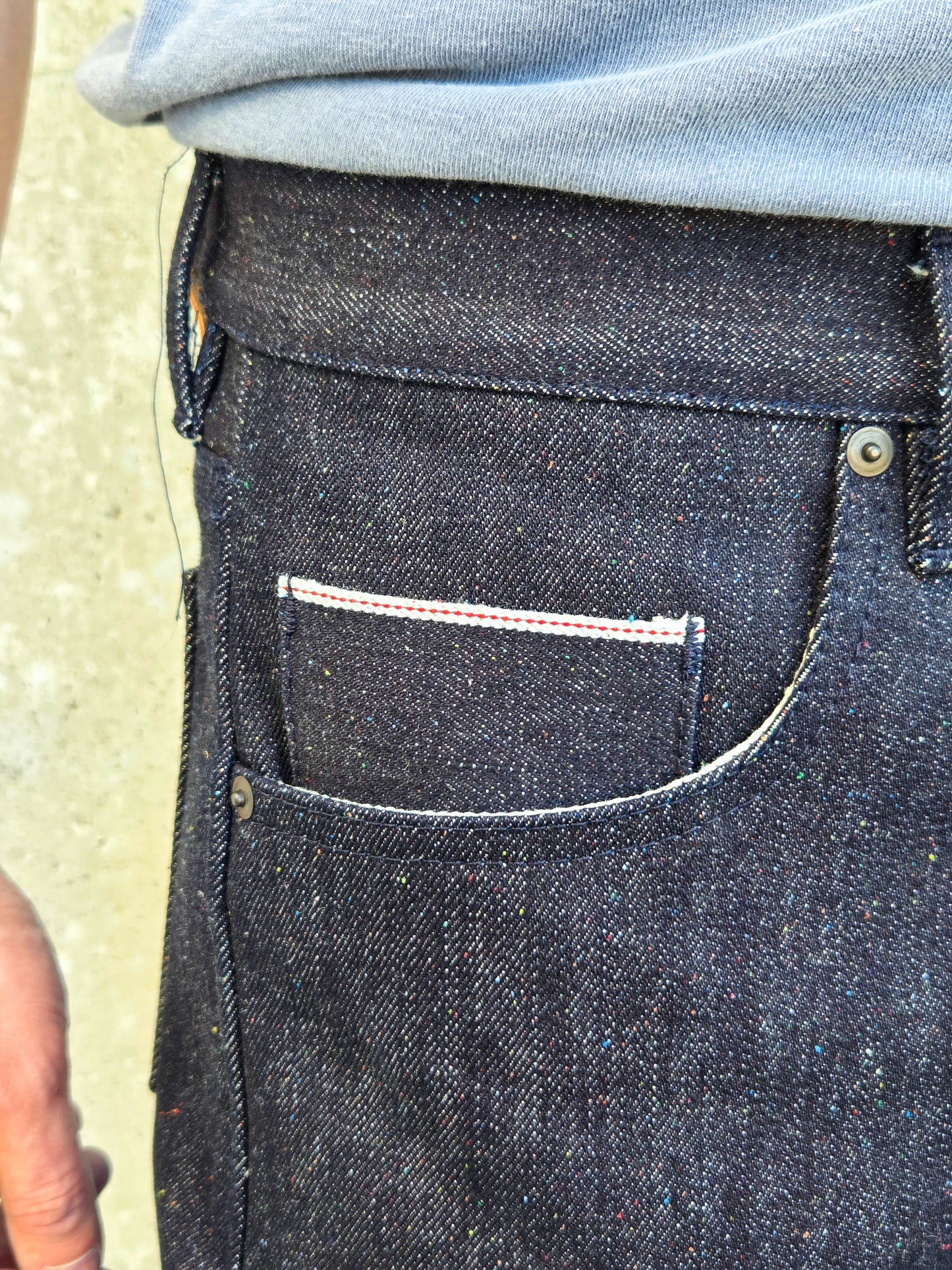 Standard Fit - 18oz. Rainbow Nep Selvedge