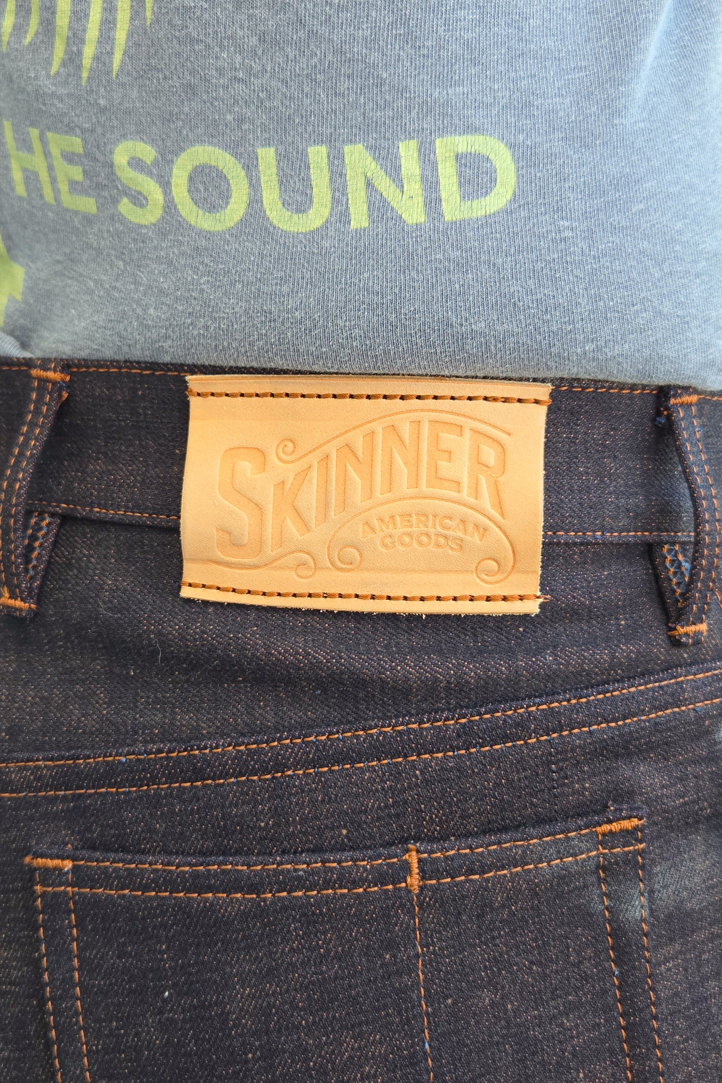 Standard Fit - 18oz. Indigo x Copper Weft Selvedge