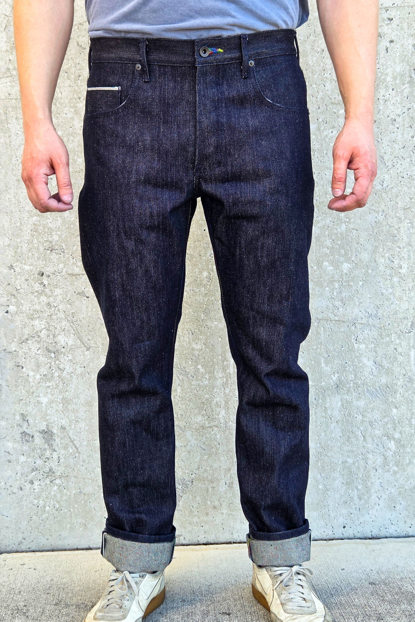 Standard Fit - 18oz. Rainbow Nep Selvedge