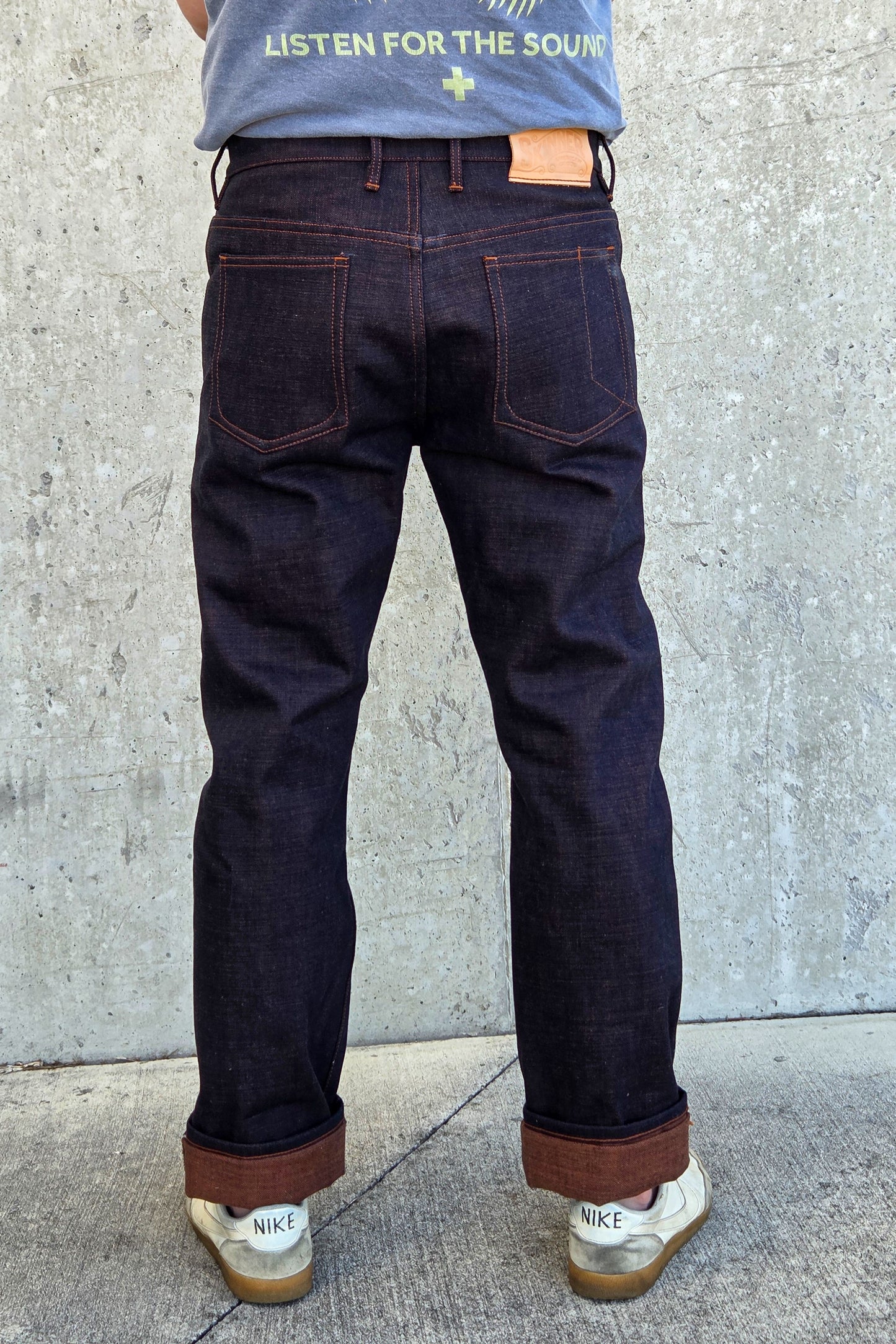 Standard Fit - 18oz. Indigo x Copper Weft Selvedge