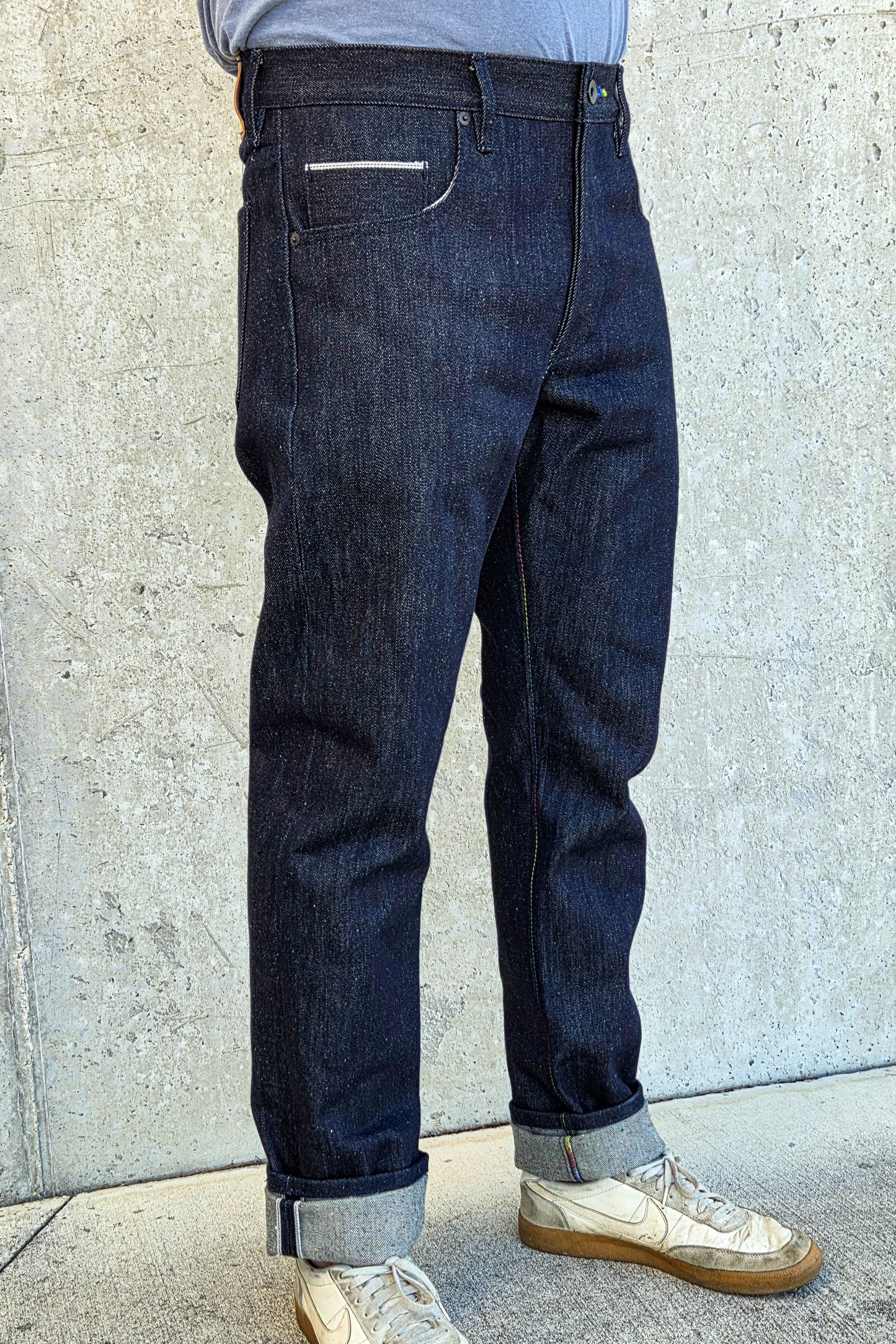 Standard Fit - 18oz. Rainbow Nep Selvedge