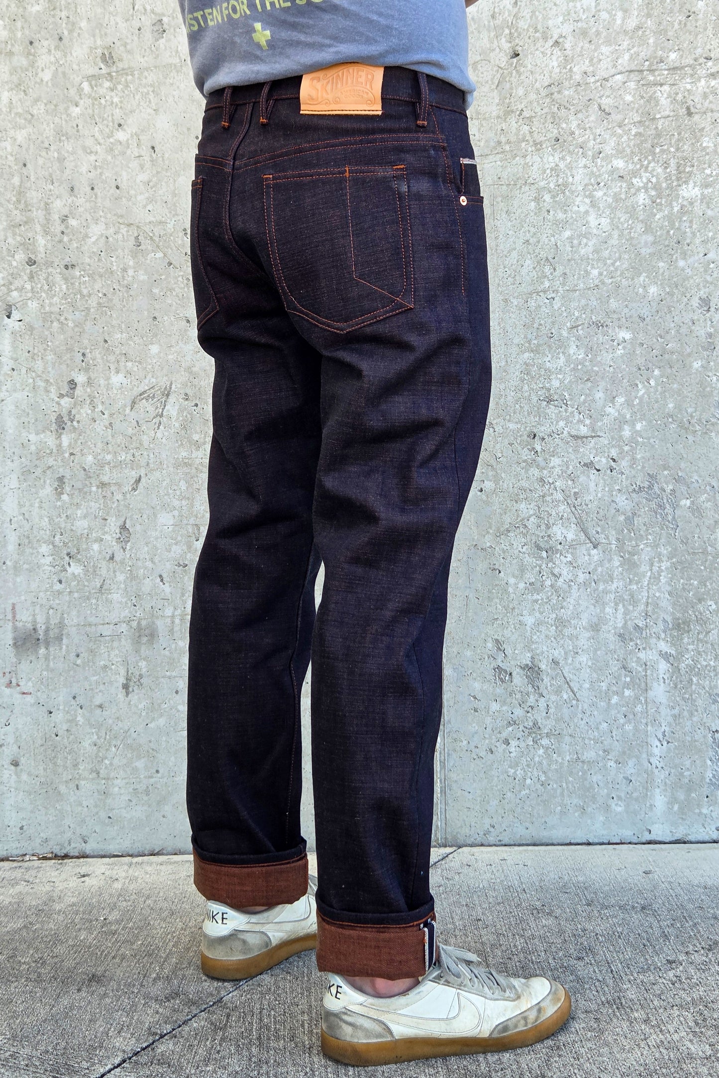 Standard Fit - 18oz. Indigo x Copper Weft Selvedge