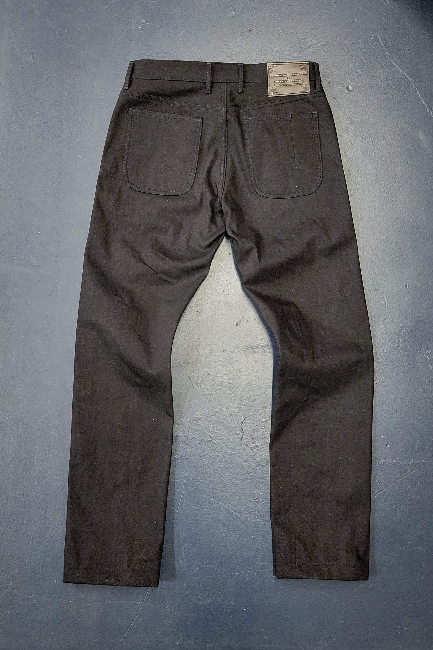 Casual Denim Pants - 13.5oz. Vidalia Mills Black Selvedge Denim