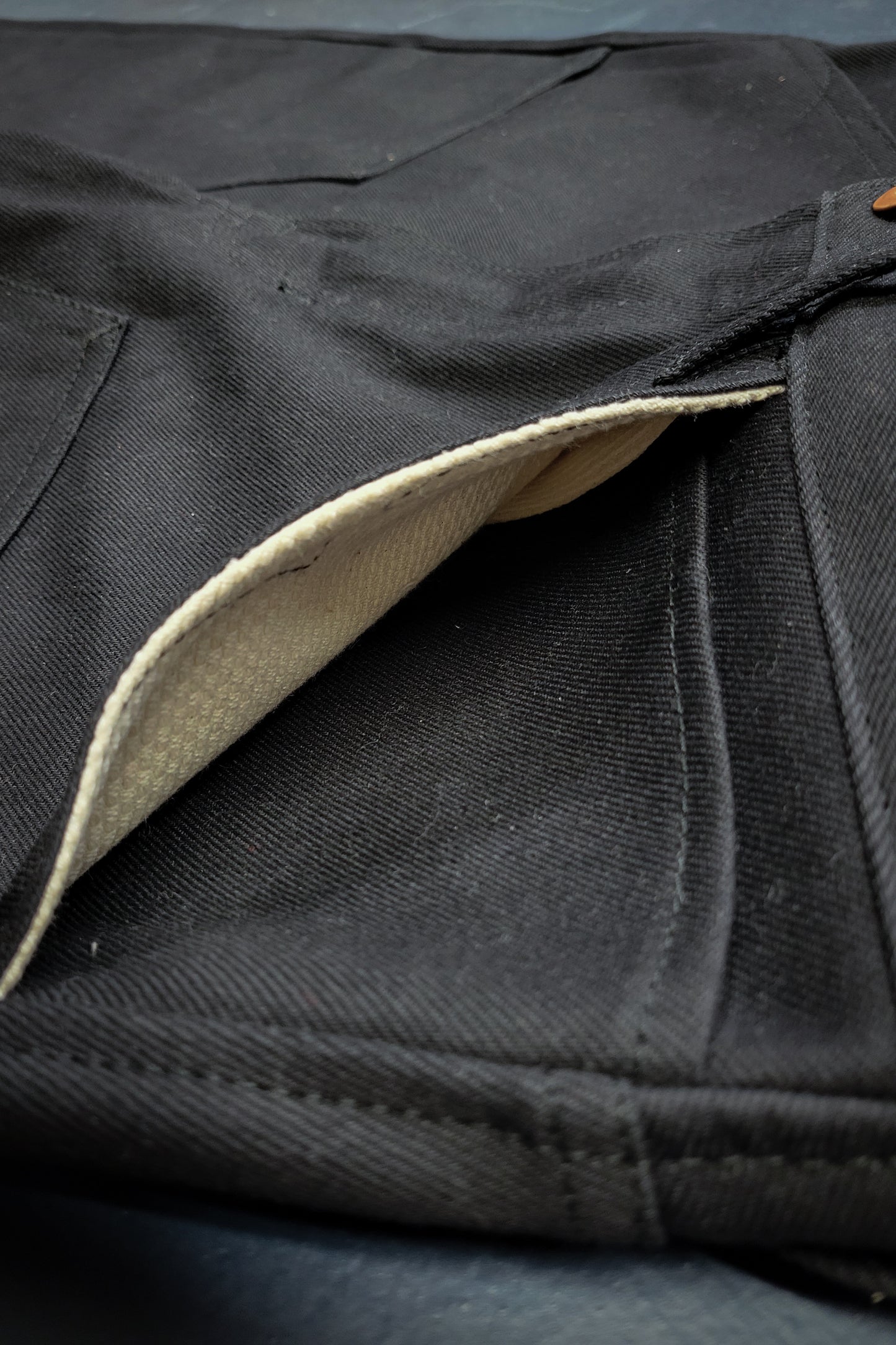 Work Pants - 13.5oz. Vidalia Mills Black Selvedge