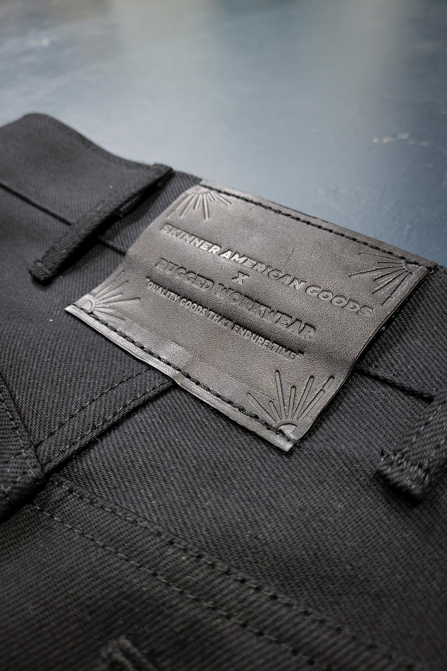 Work Pants - 13.5oz. Vidalia Mills Black Selvedge