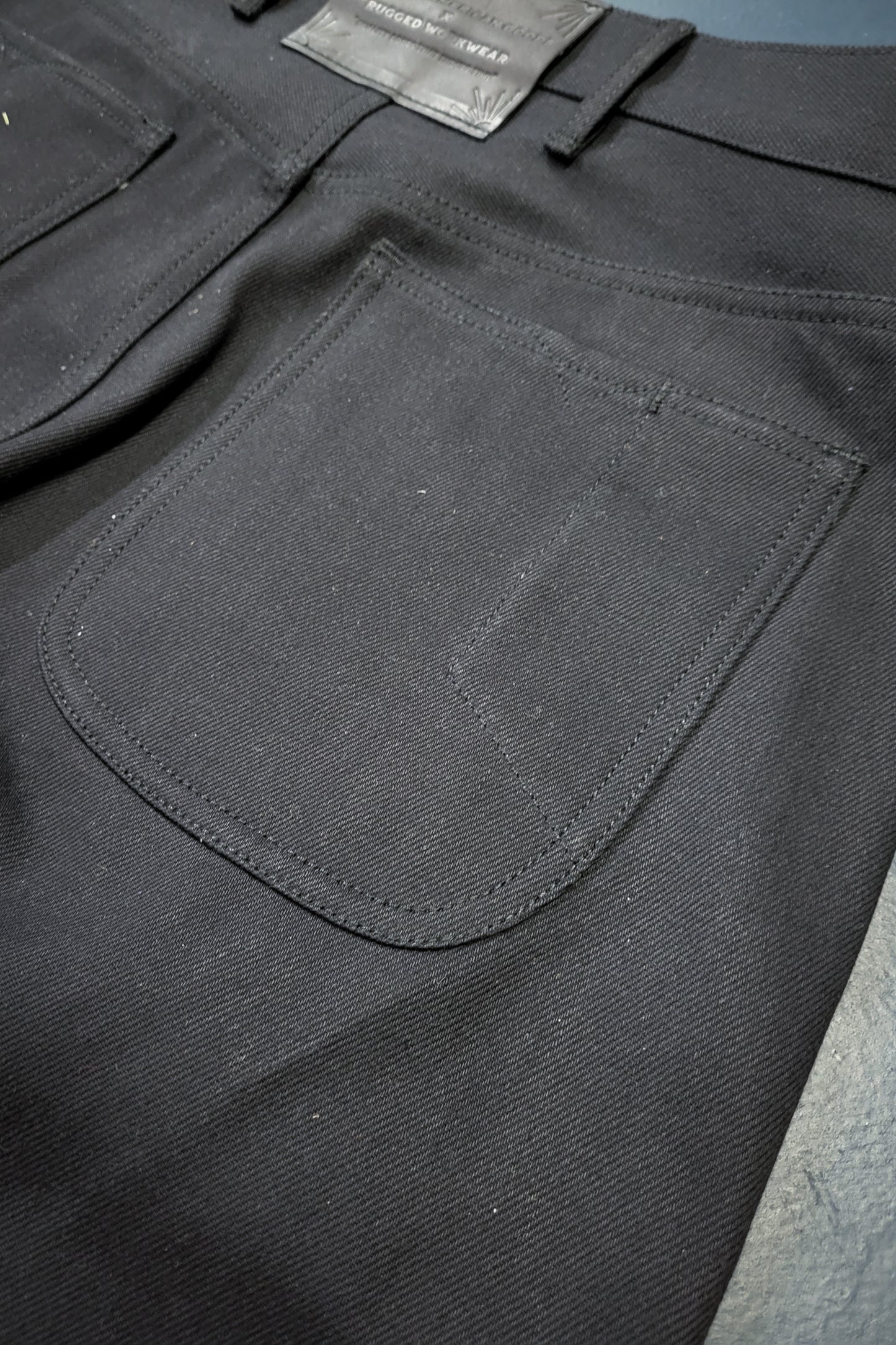 Work Pants - 13.5oz. Vidalia Mills Black Selvedge