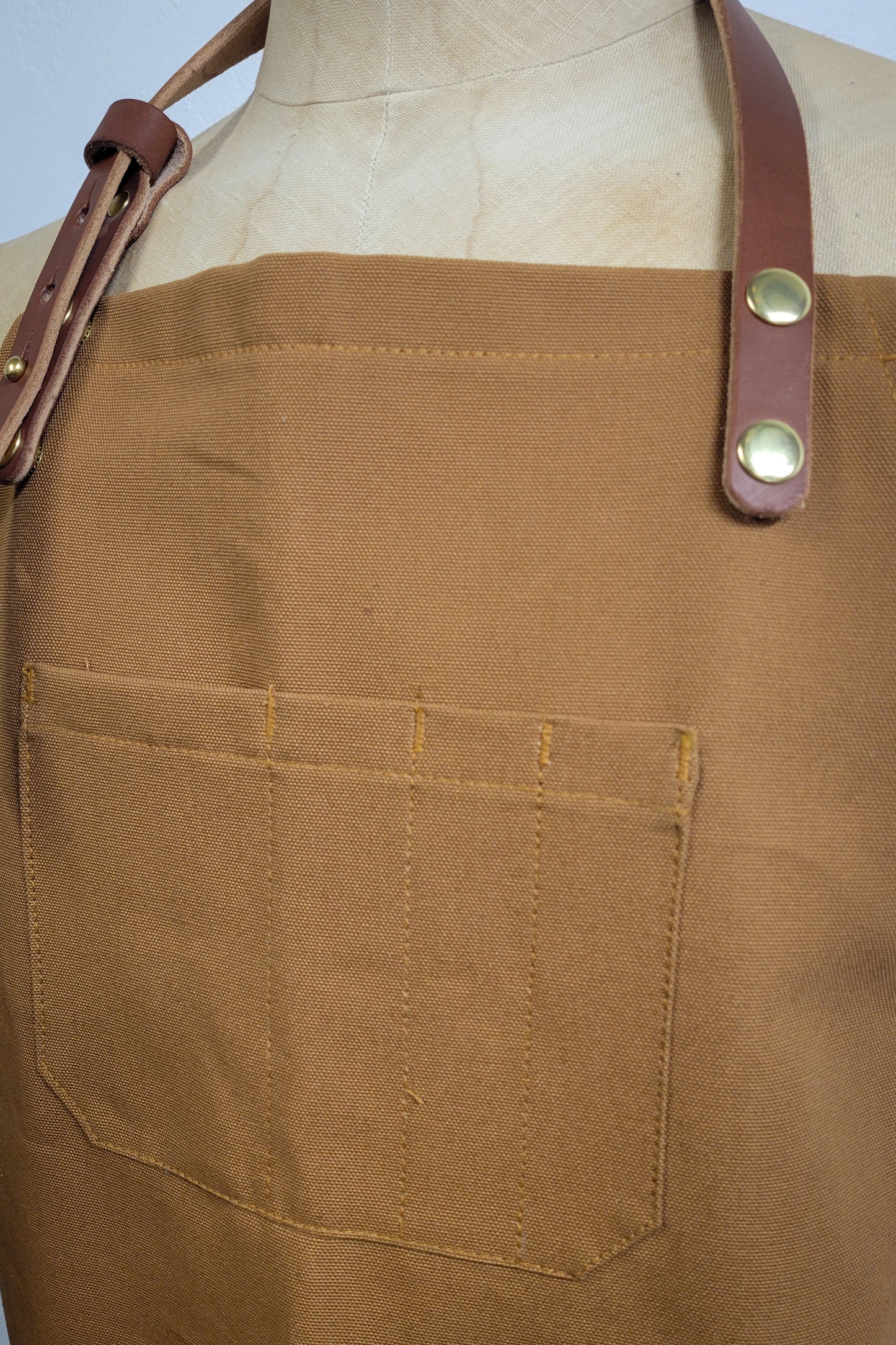 Canvas Apron - 12oz. USA Tan Canvas
