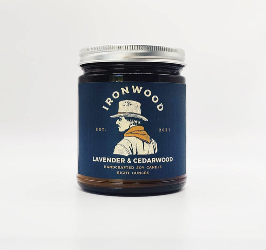 Ironwood Lavender & Cedarwood Soy Candle