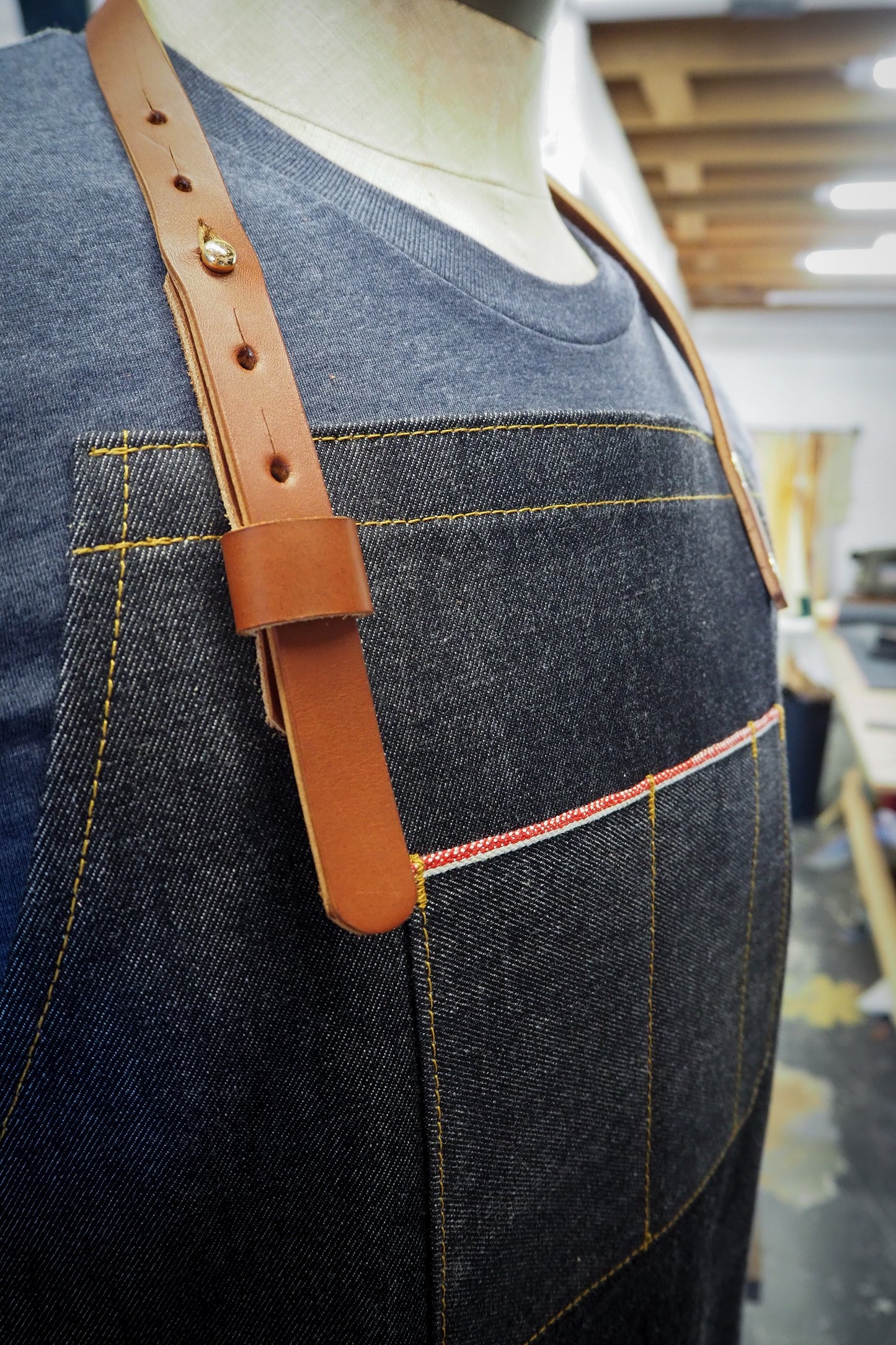 Selvedge Apron - 14oz. Vidalia Mills Denim