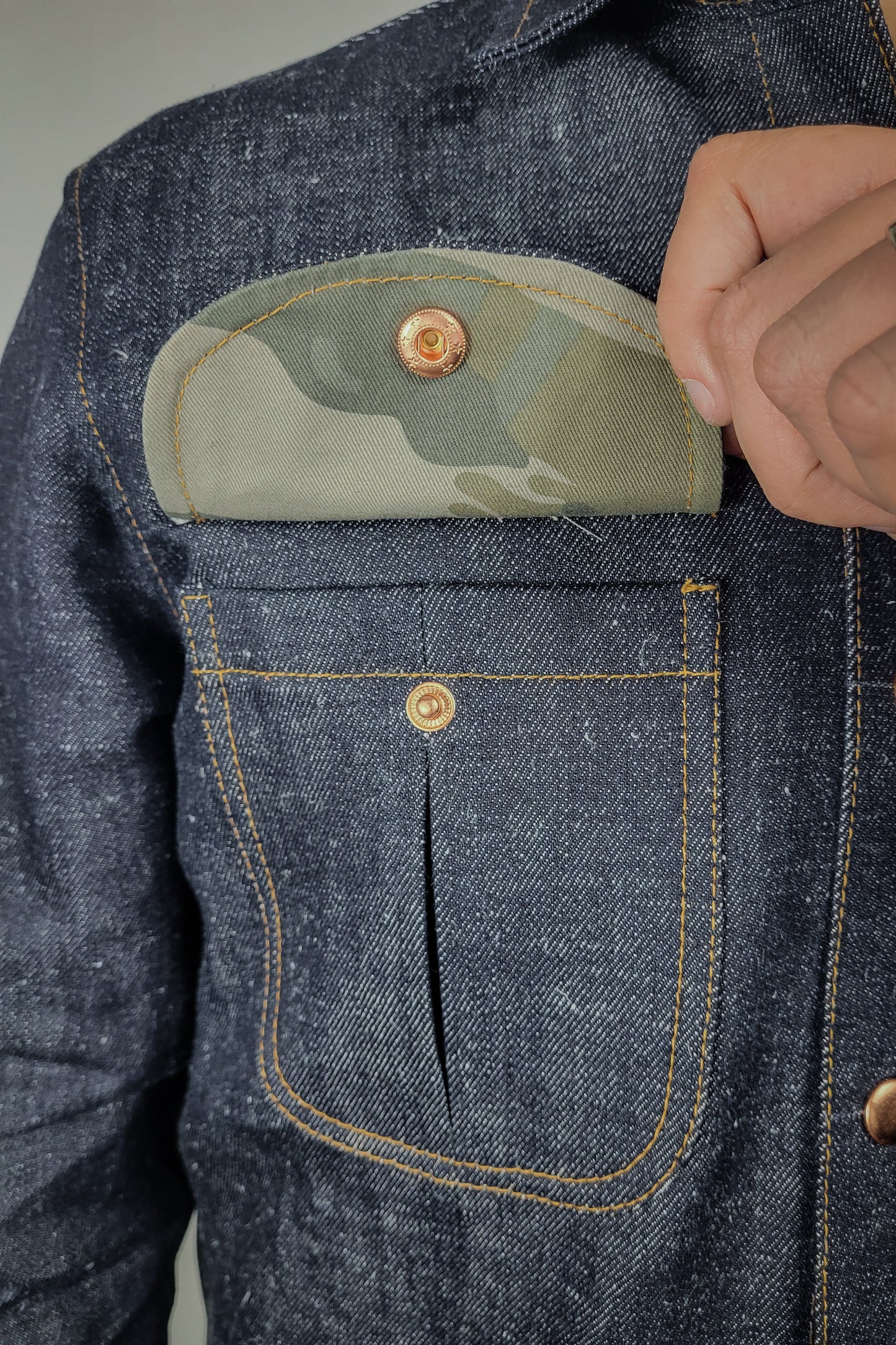 Engineer Shirt - 14oz. Nihon Menpu Hemp Selvedge