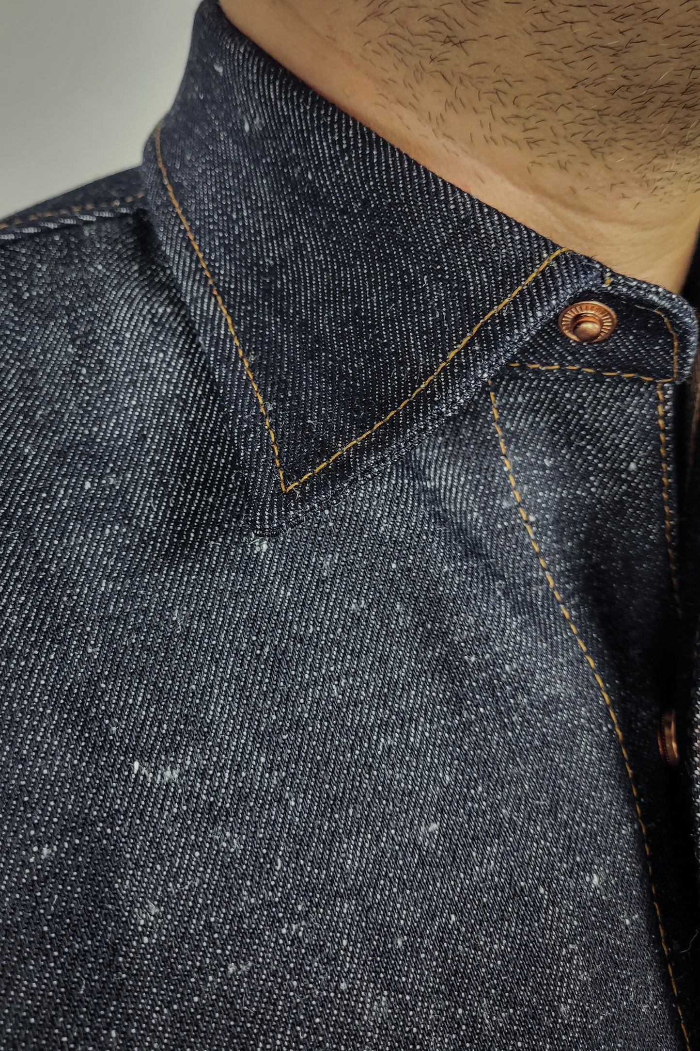 Engineer Shirt - 14oz. Nihon Menpu Hemp Selvedge