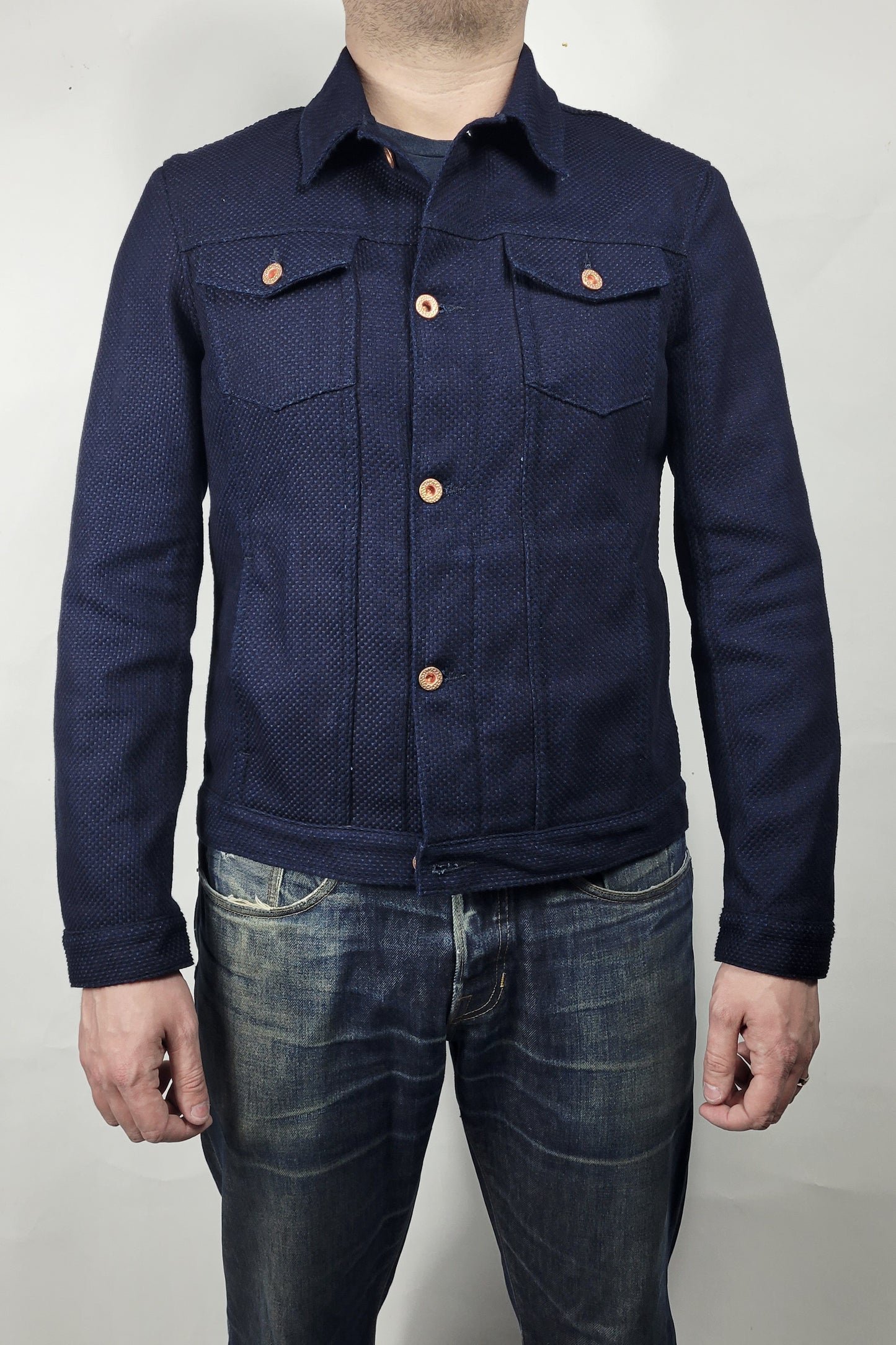 Sashiko Jacket - 12oz. Indigo