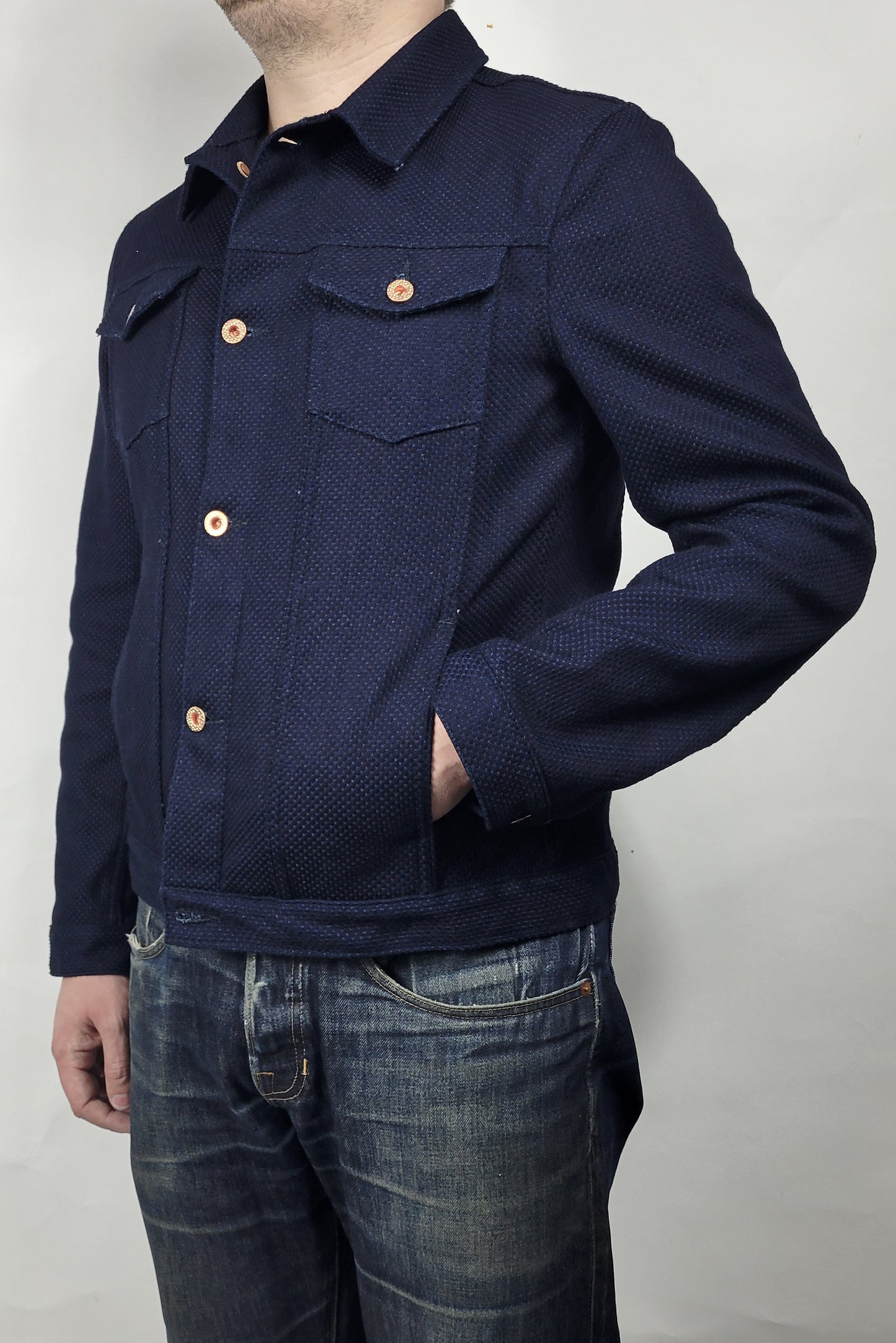 Sashiko Jacket - 12oz. Indigo