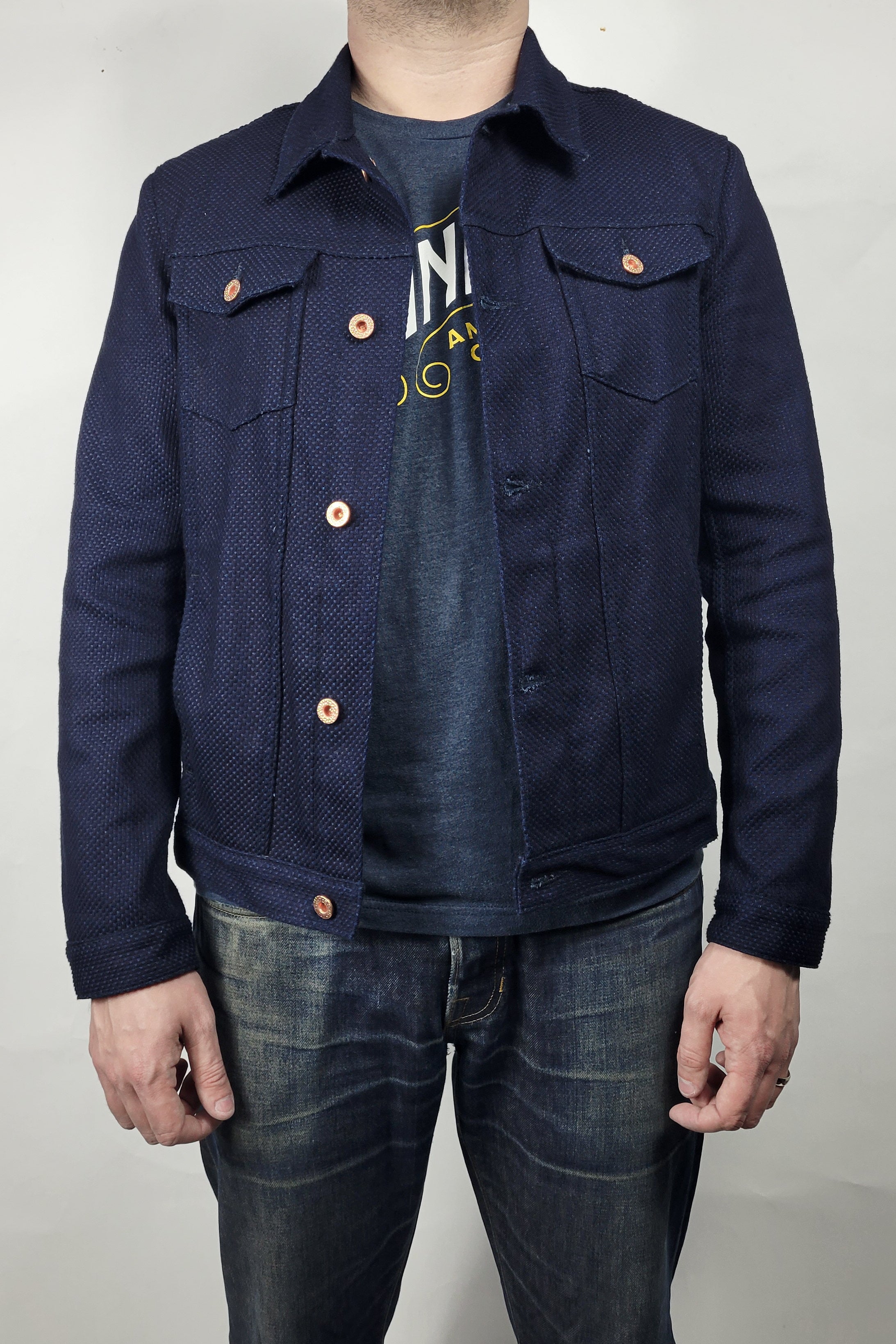 Sashiko Jacket - 12oz. Indigo – Skinner American Goods