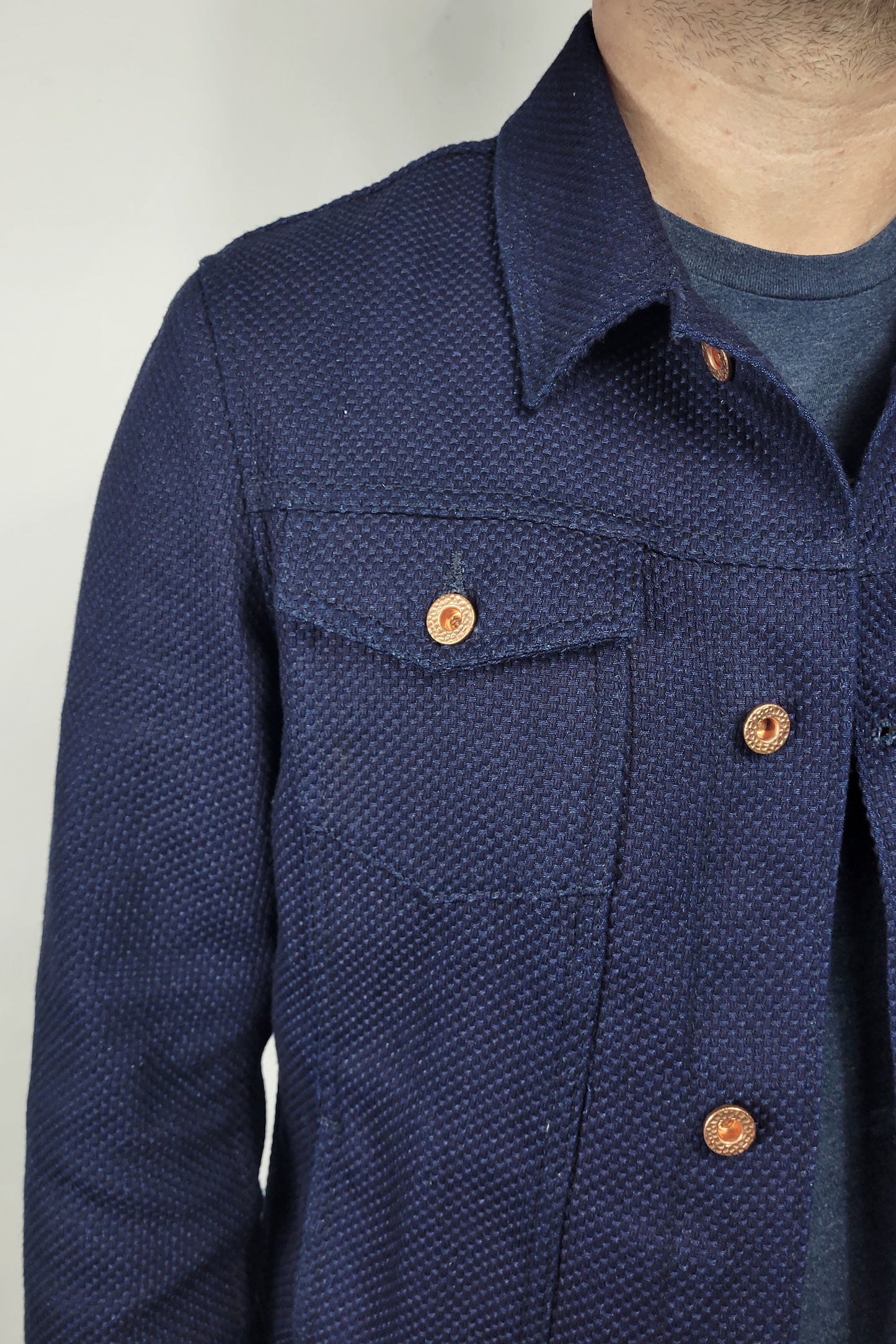 Sashiko Jacket - 12oz. Indigo