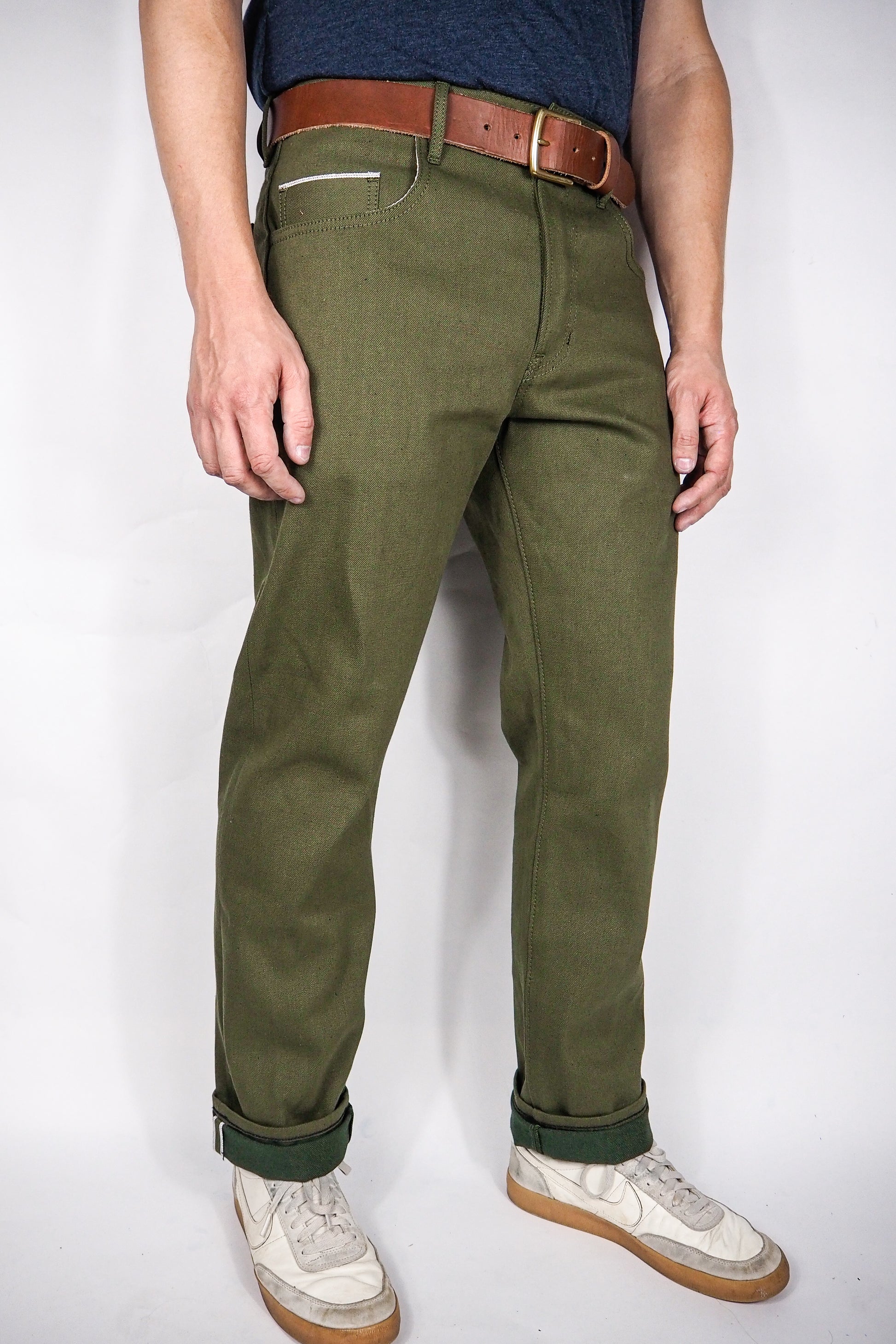Standard Fit Nihon Menpu Green Selvedge 28 30