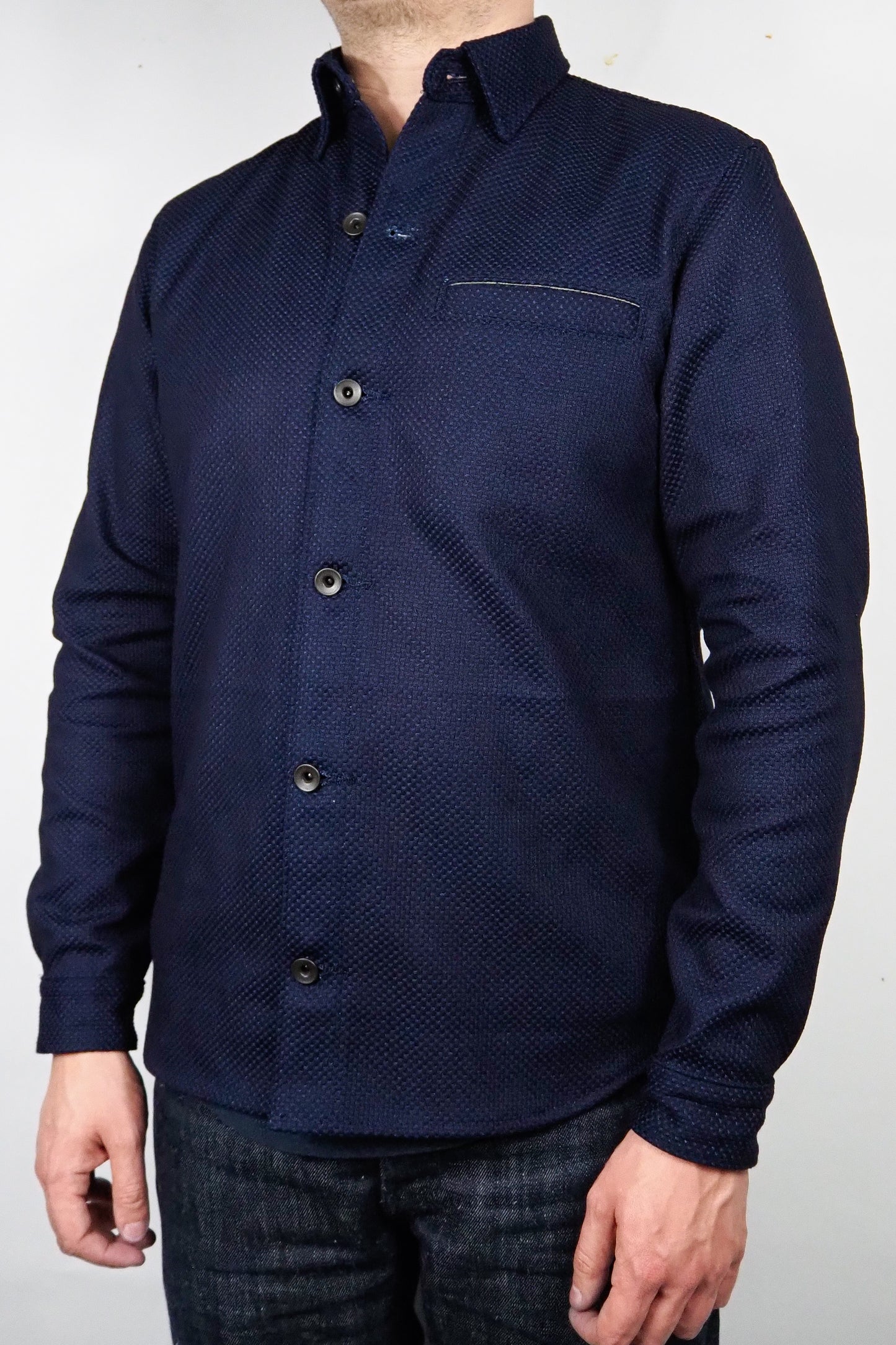 Rugged Workwear x Skinner collab sashiko shirt