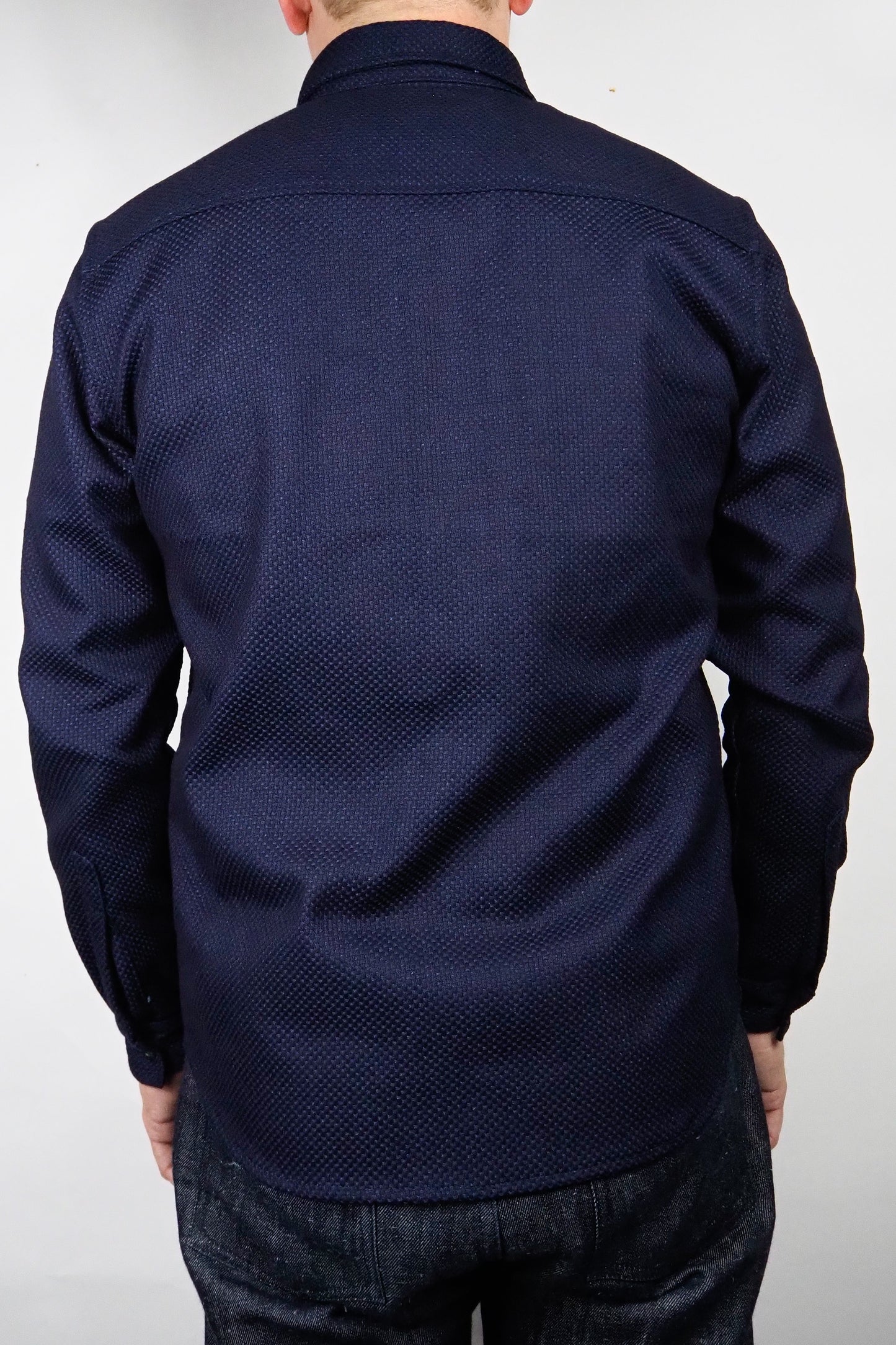 Rugged Workwear x Skinner collab sashiko shirt