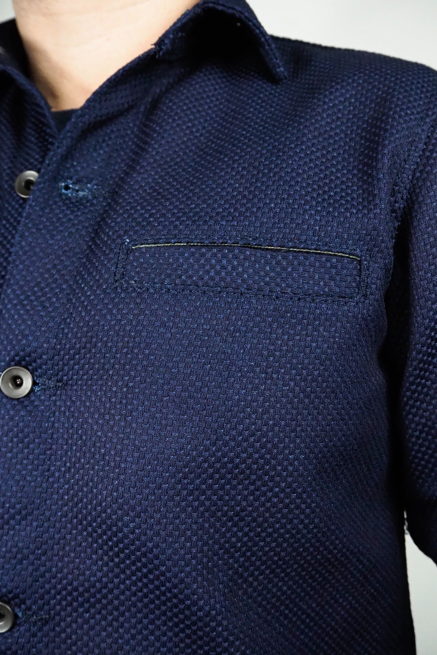 Rugged Workwear x Skinner collab sashiko shirt