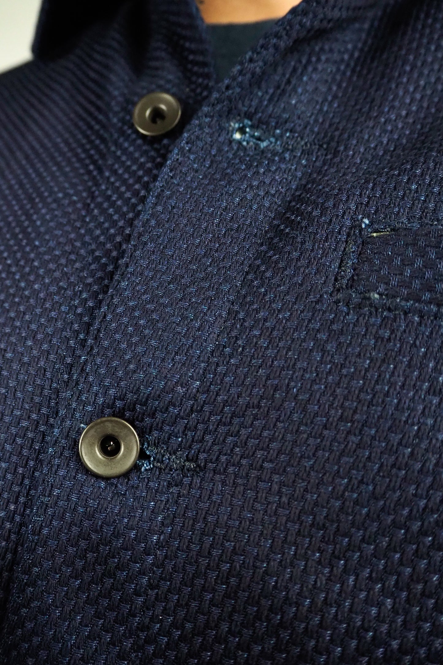 Rugged Workwear x Skinner collab sashiko shirt