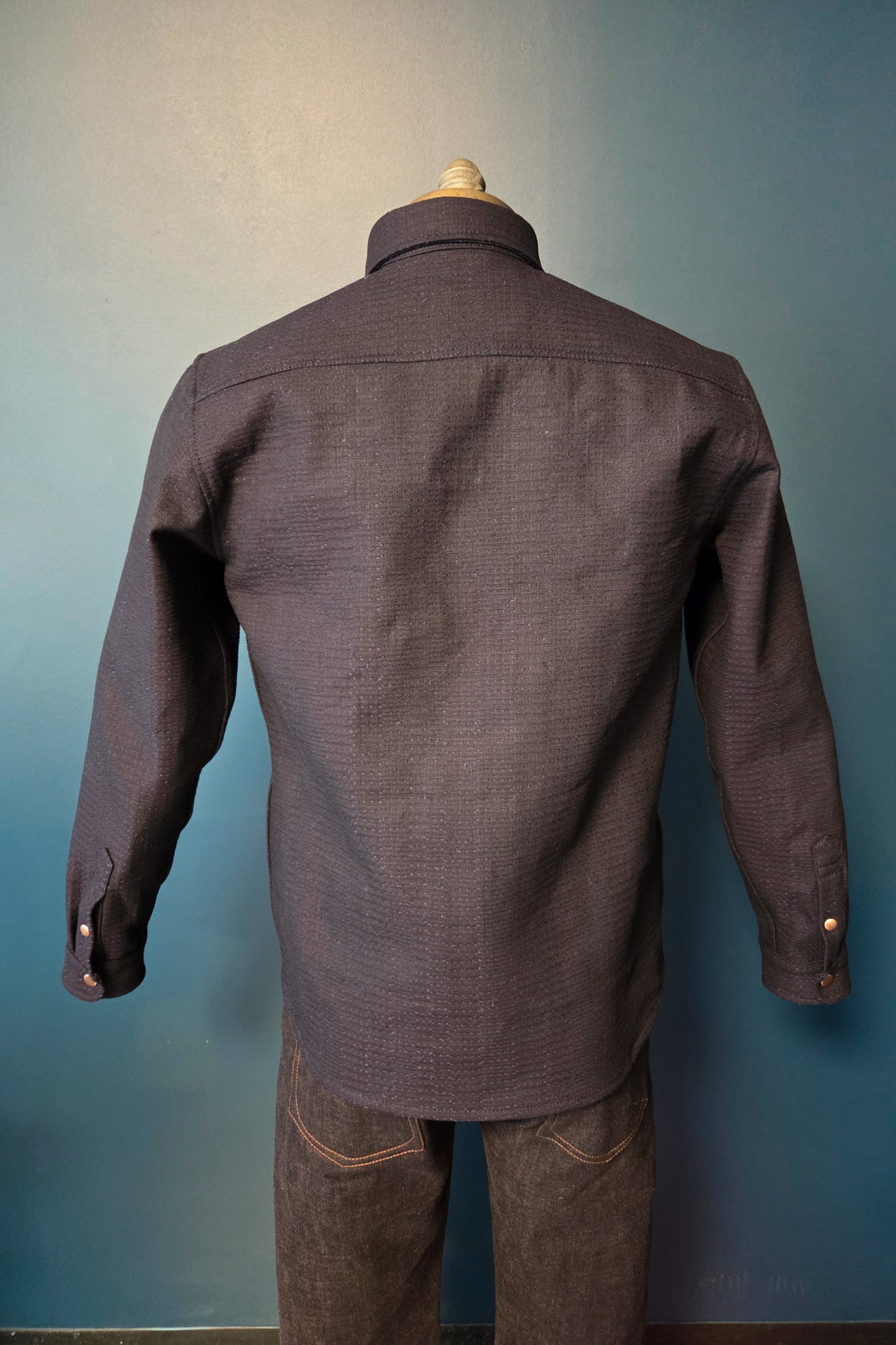 Engineer Shirt - 13oz. Indigo Sashiko