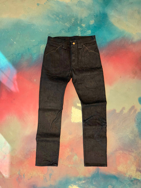 Casual Denim Pants - 22oz. Japanese Indigo Selvedge 32 x 34 wash sample