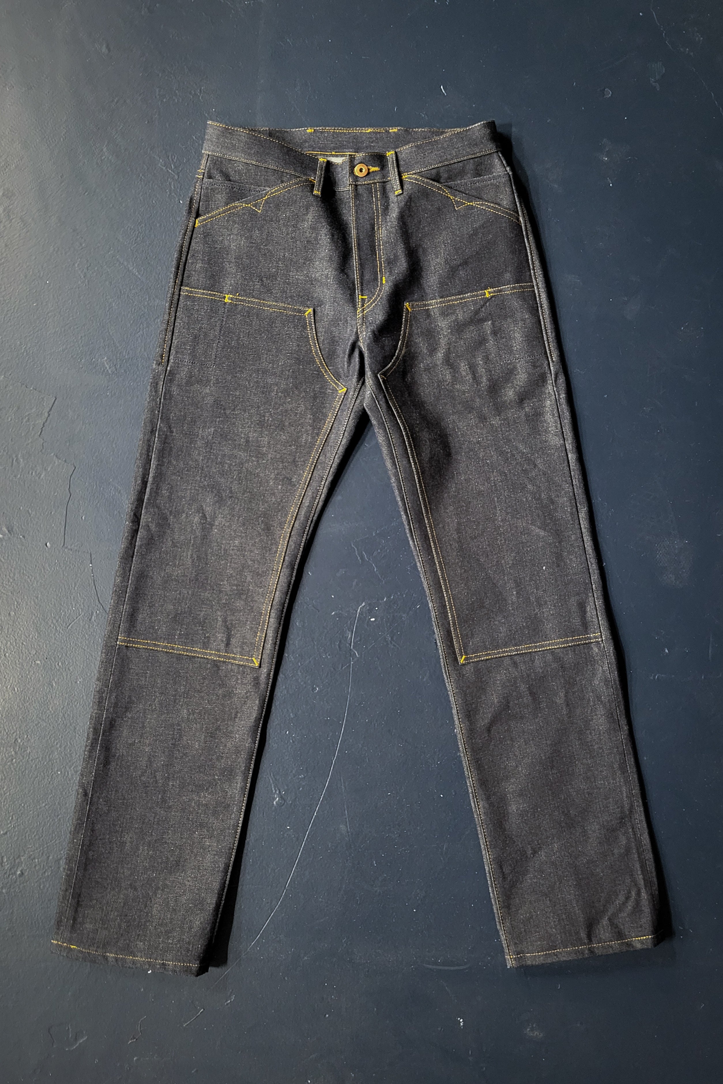 Work Pants Type IV  9 Oz Khaki Selvedge Kuroki  Oldblue Co