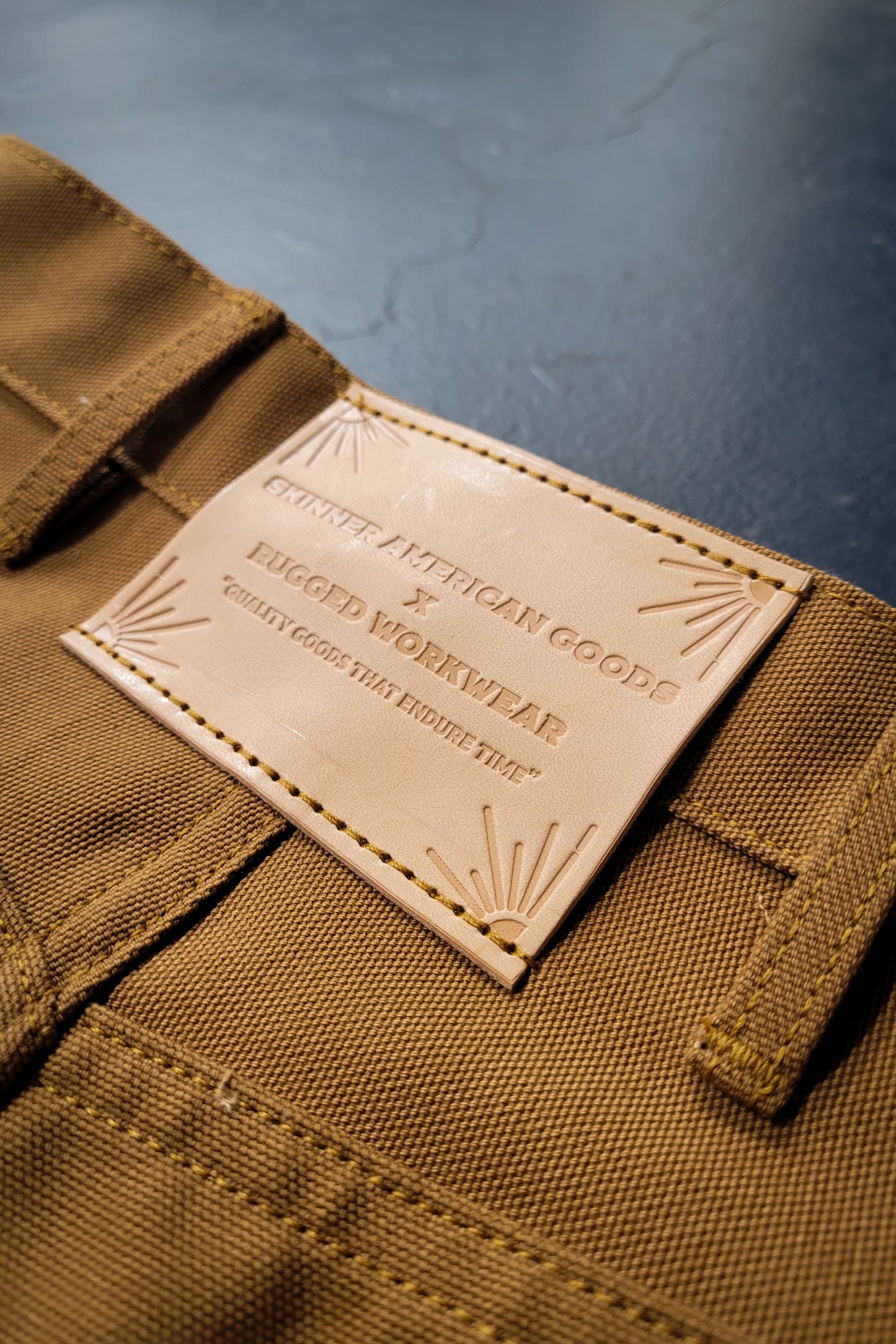 Work Pants - 12oz. USA Brown Canvas